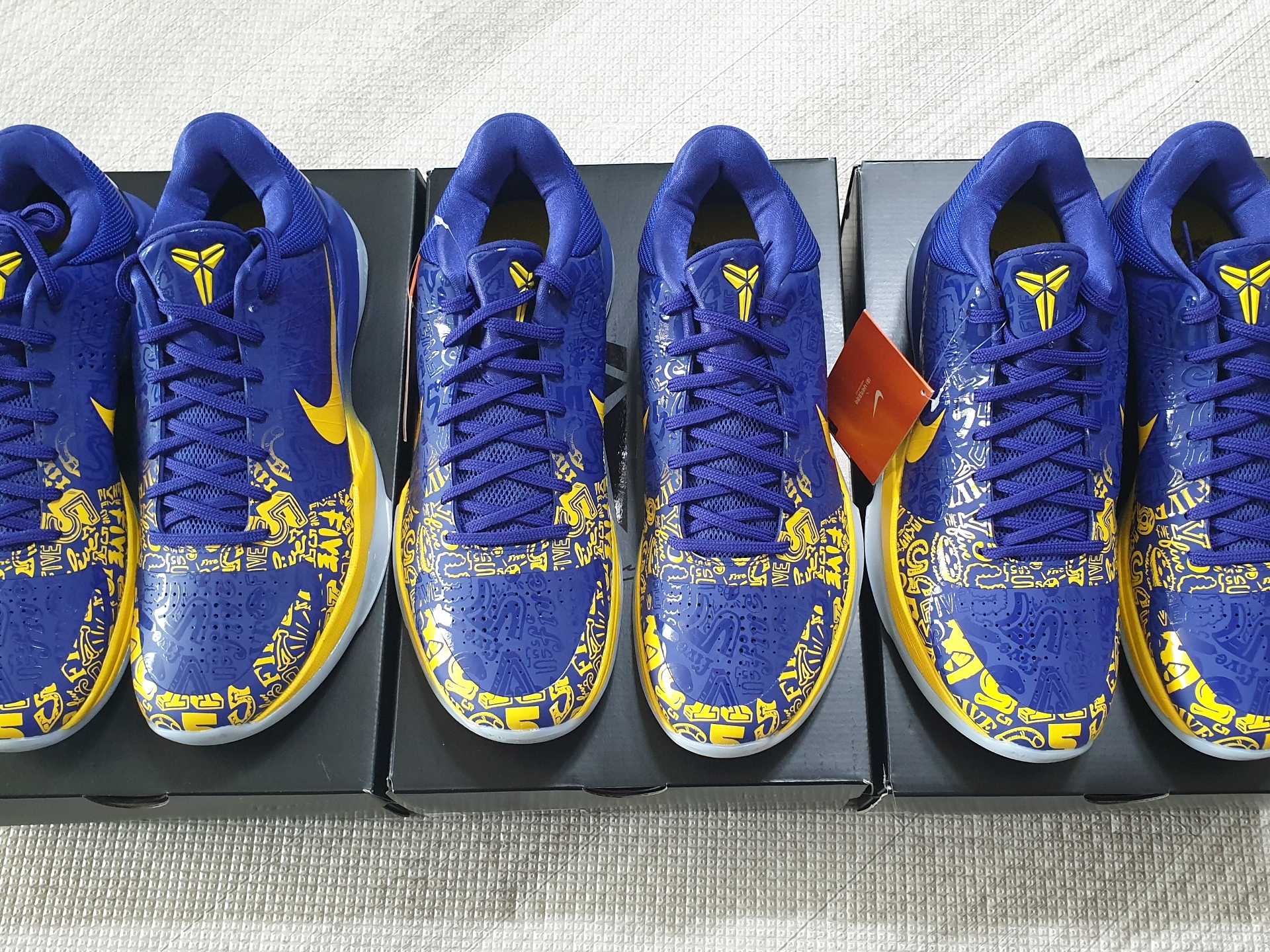 Nike Kobe 5 Protro 5 Rings 착용 스타일