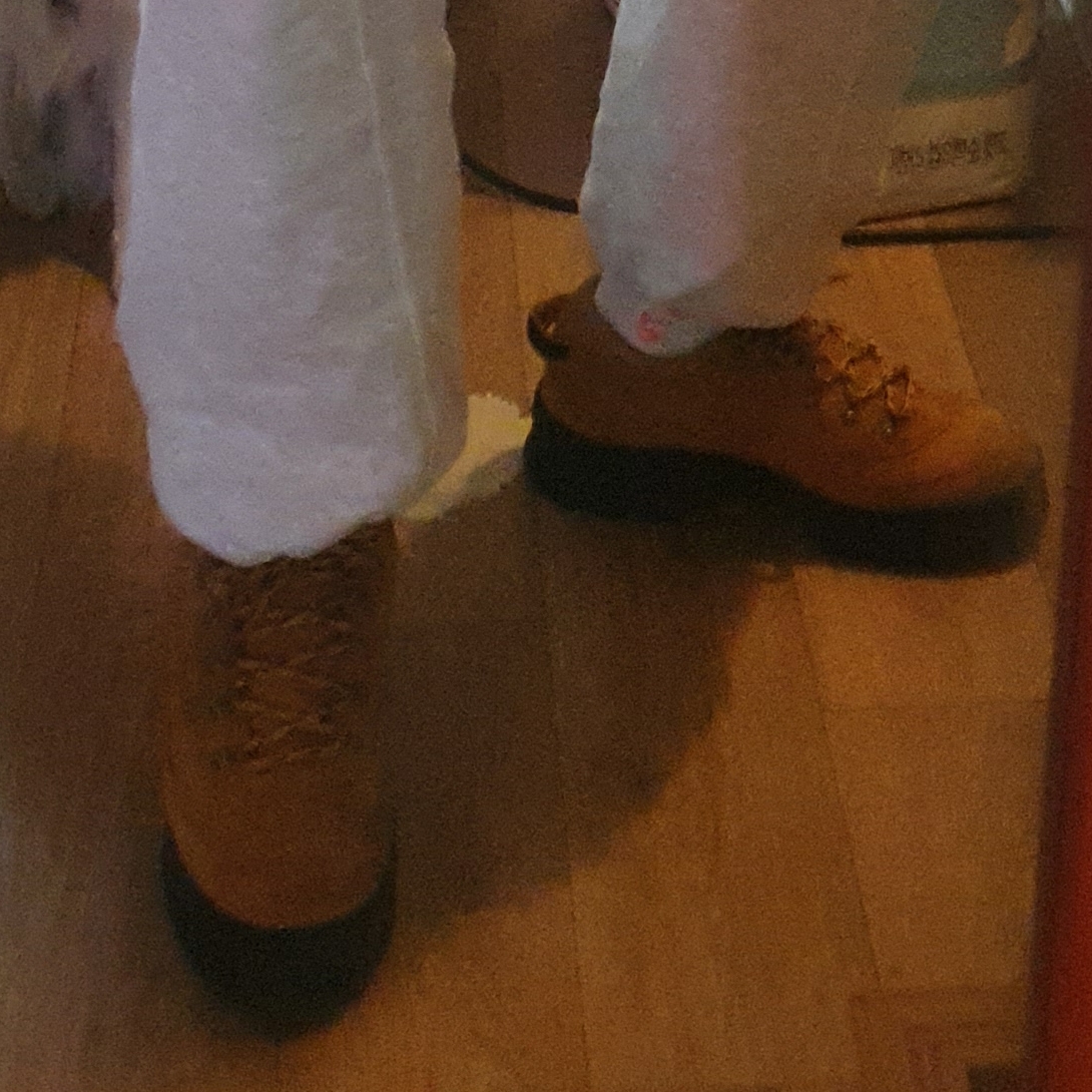 (W) Nike Lahar Low Wheat 착용 스타일