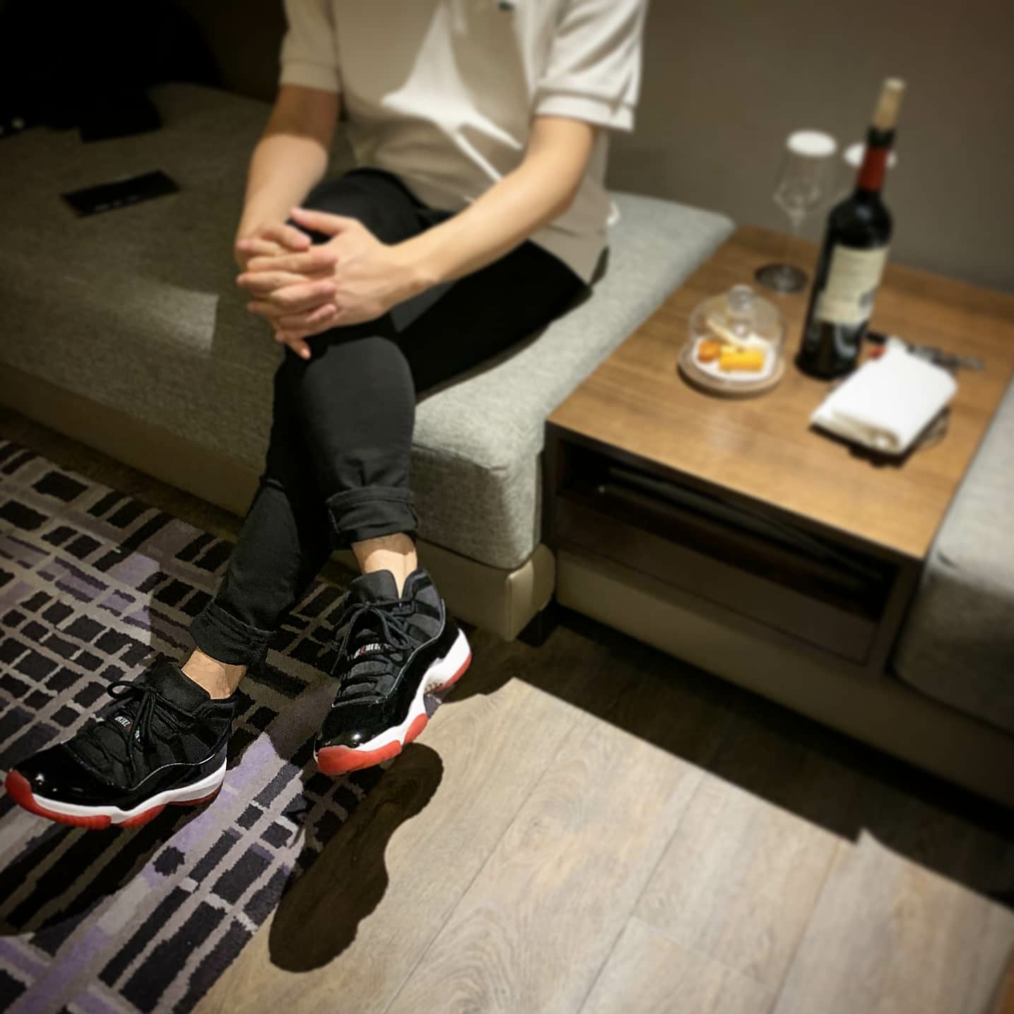 Jordan 11 Retro Bred 2019 착용 스타일