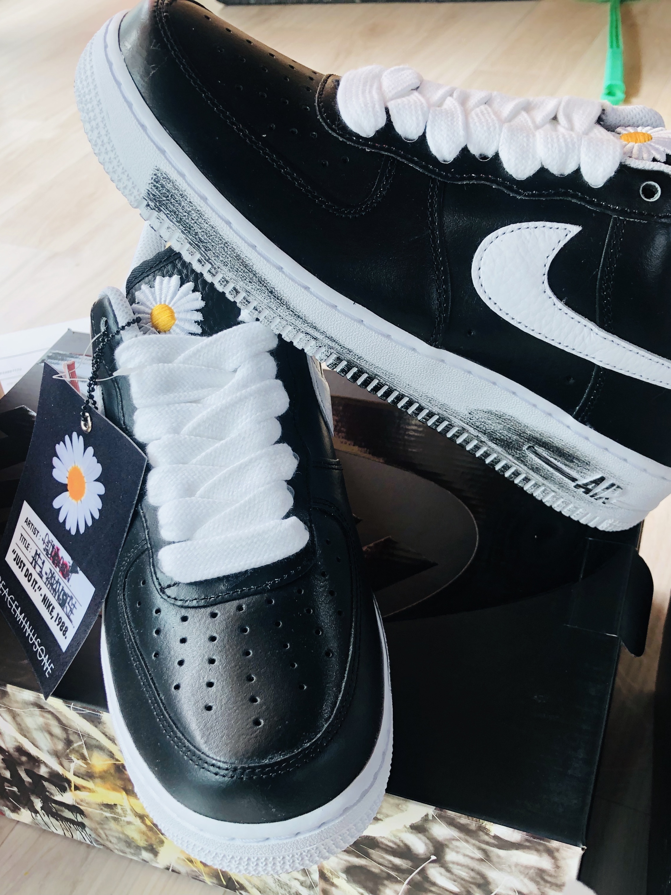 Nike x Peaceminusone Air Force 1 Low Para-Noise 착용 스타일