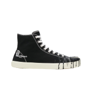 Maison Margiela Tabi High Paint Drop Sneakers Black