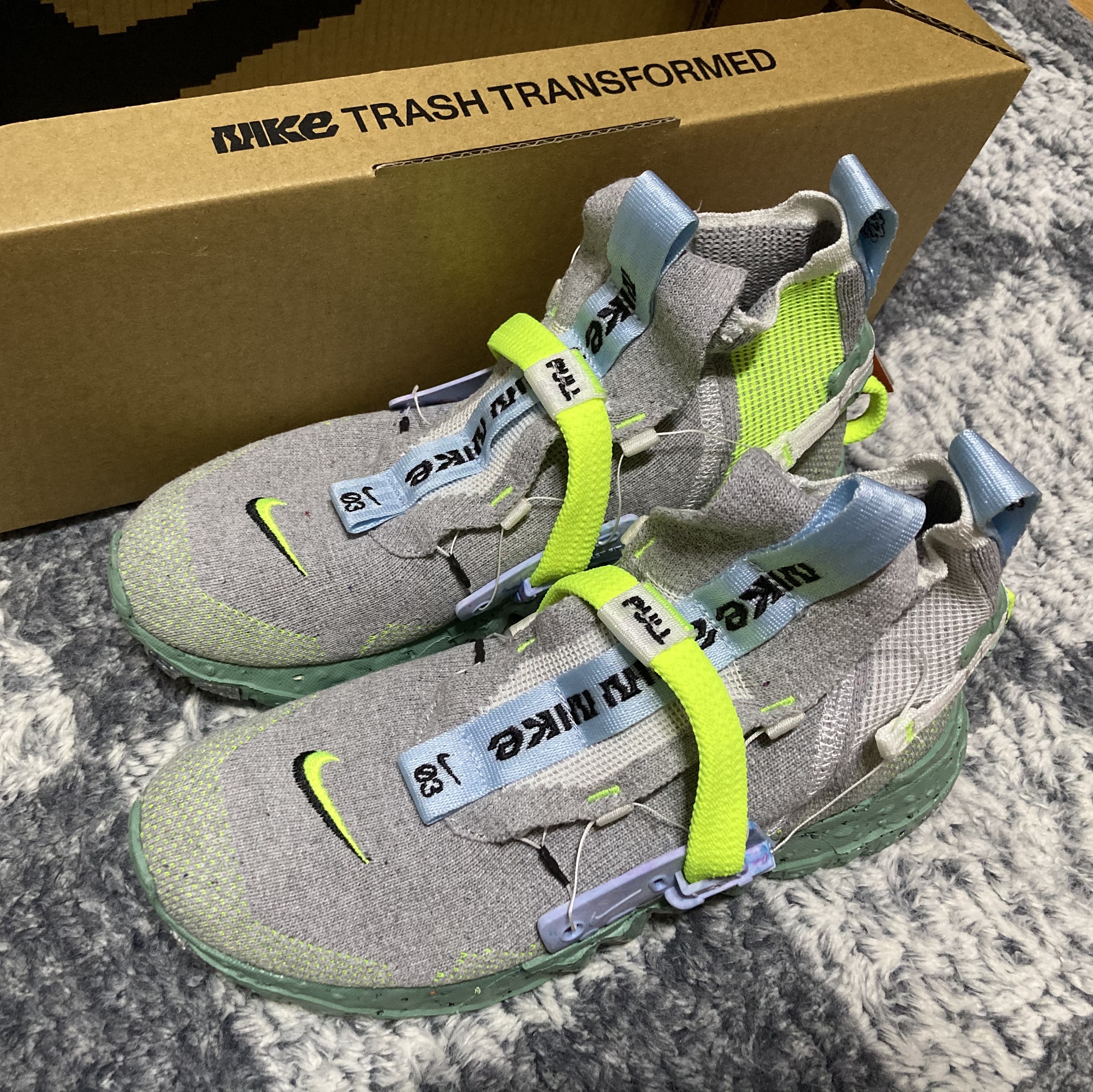 Nike Space Hippie 03 Healing Jade 착용 스타일 - 1