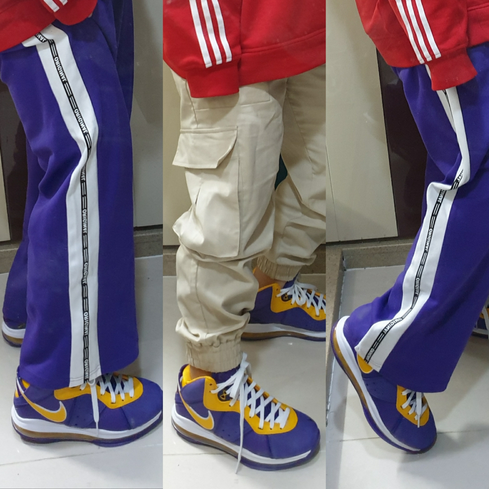 Nike LeBron 8 Purple 착용 스타일 - 5