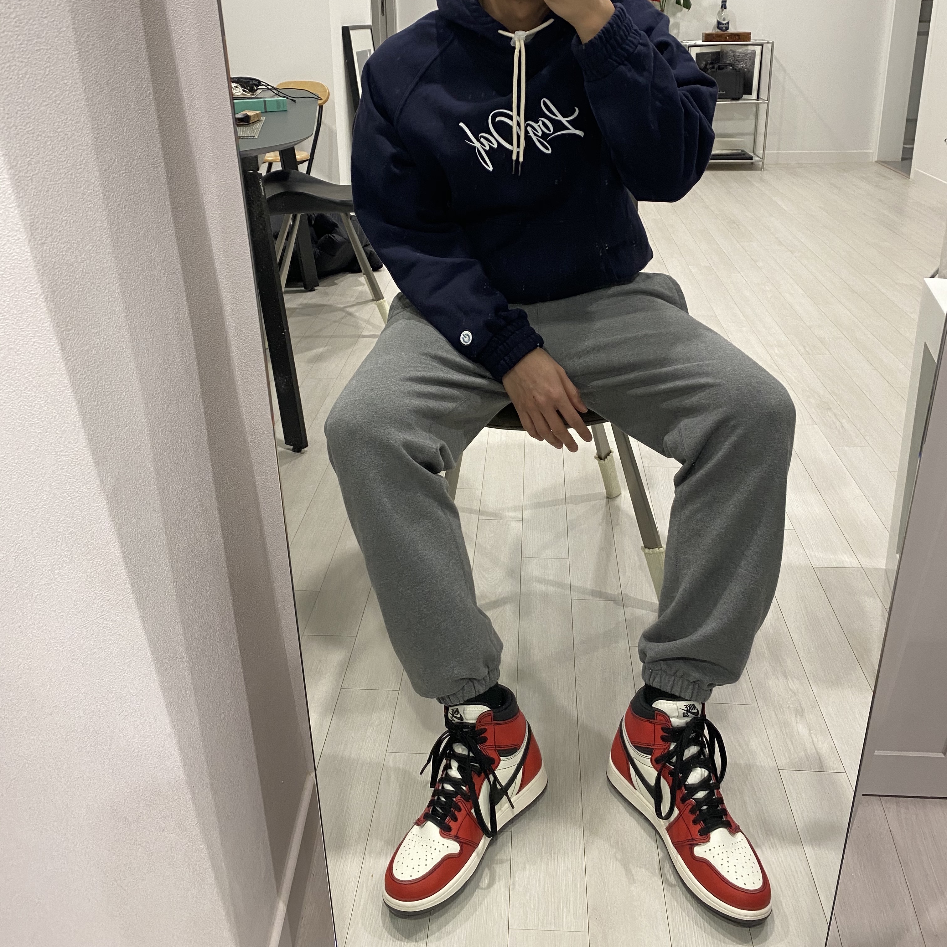 Jordan 1 Retro High OG Defiant SB LA to Chicago 착용 스타일 - 2