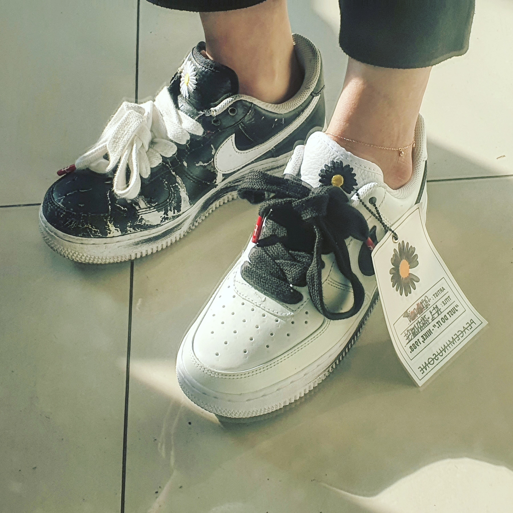 Nike x Peaceminusone Air Force 1 Low Para-Noise 2.0, Nike x Peaceminusone Air Force 1 Low Para-Noise 착용 스타일