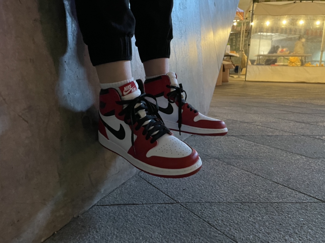 (GS) Jordan 1 Retro High OG Chicago 2015, Jordan 1 Retro High OG Chicago 2015 착용 스타일