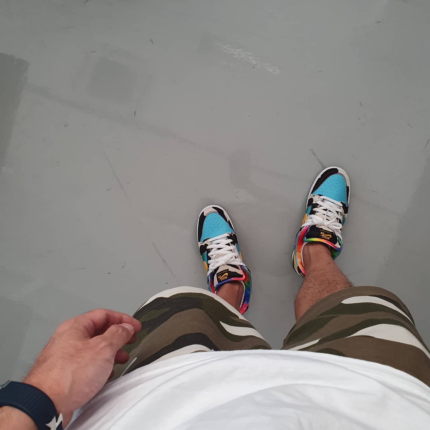 Nike x Ben & Jerry's SB Dunk Low Chunky Dunky 착용 스타일
