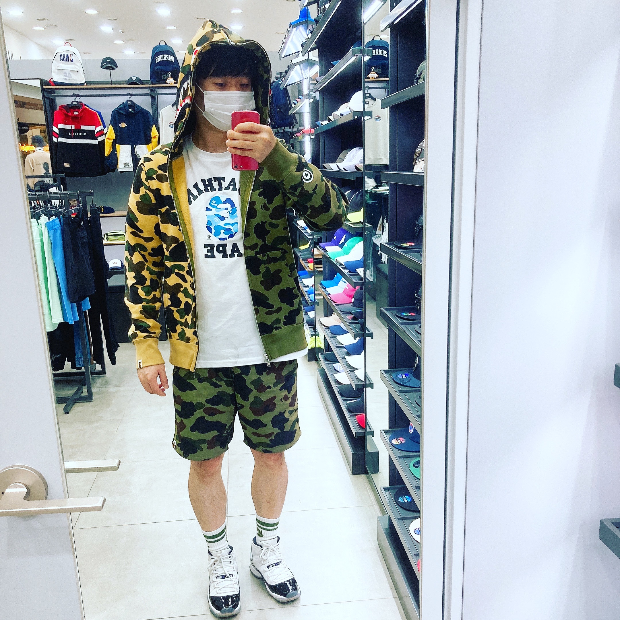 Jordan 11 Retro Concord 2018 착용 스타일