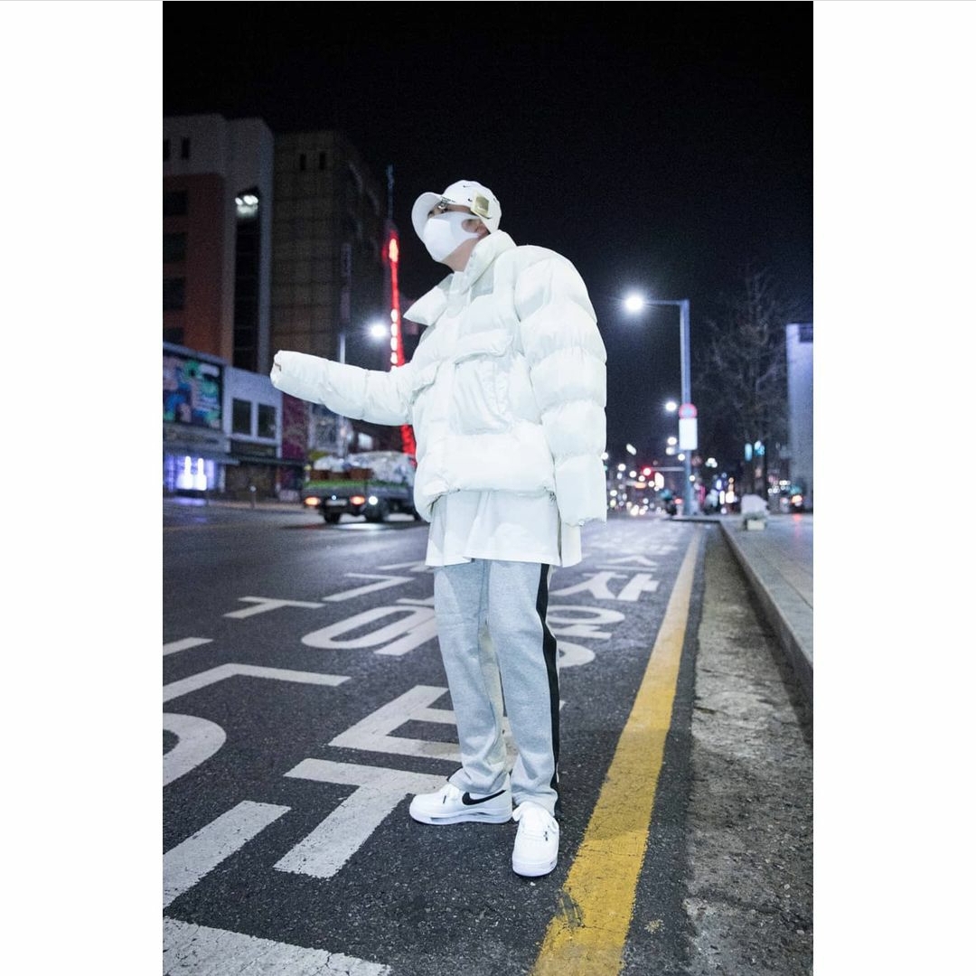 Nike x Peaceminusone Air Force 1 Low Para-Noise 2.0 착용 스타일
