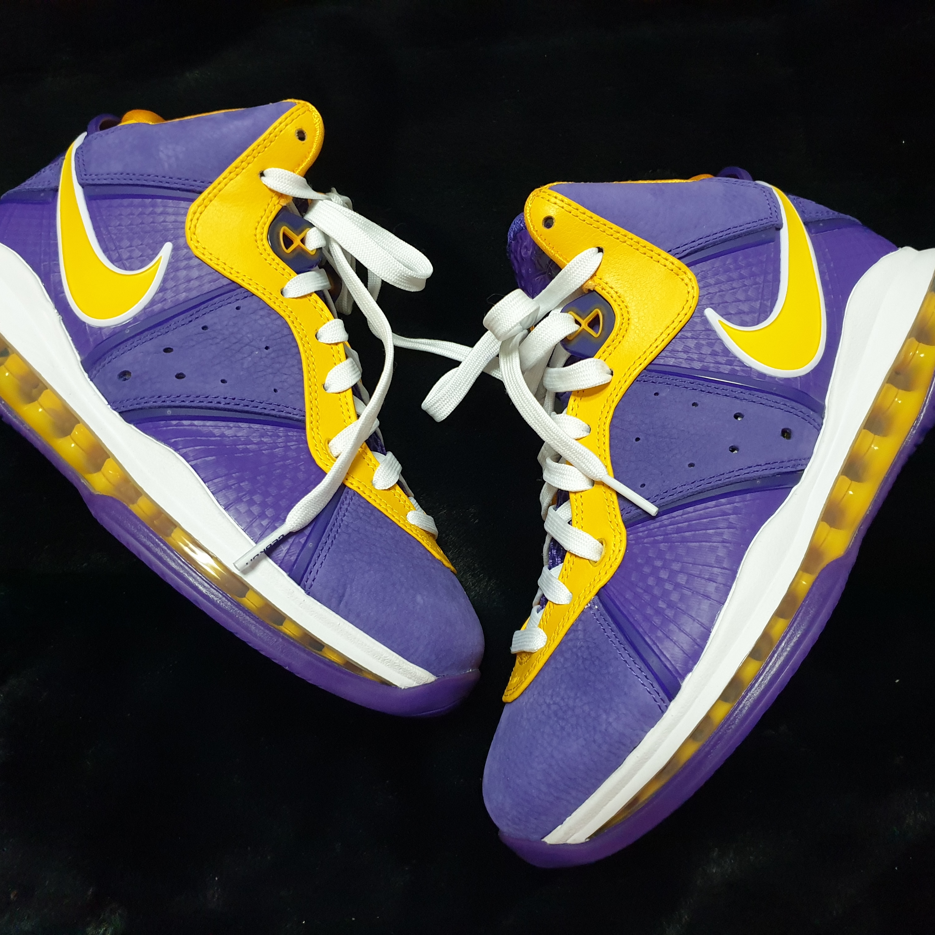 Nike LeBron 8 Purple 착용 스타일 - 3