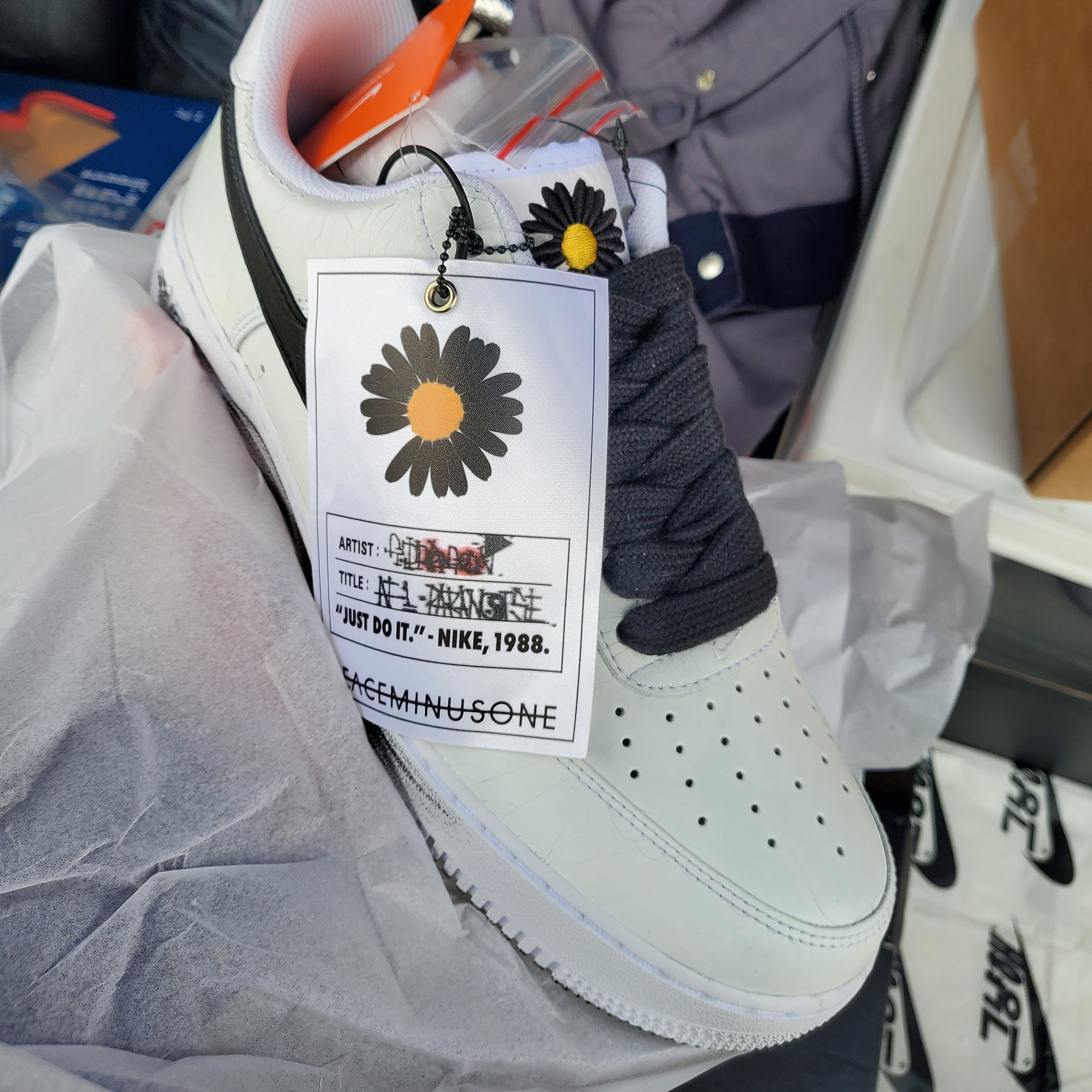 Nike x Peaceminusone Air Force 1 Low Para-Noise 2.0 착용 스타일