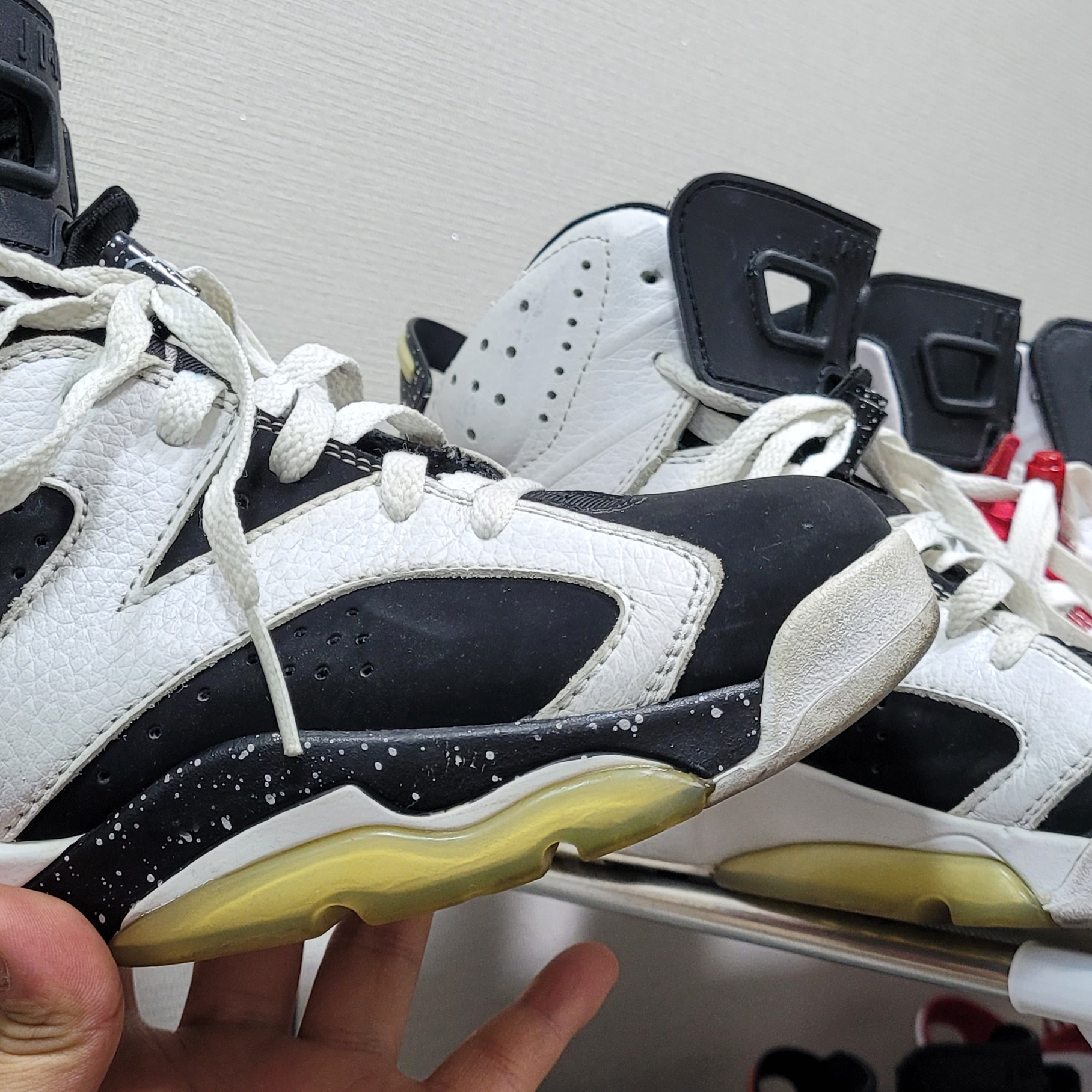 Jordan 6 Retro Carmine 2014, Jordan 6 Retro Chinese New Year 2018 착용 스타일 - 5