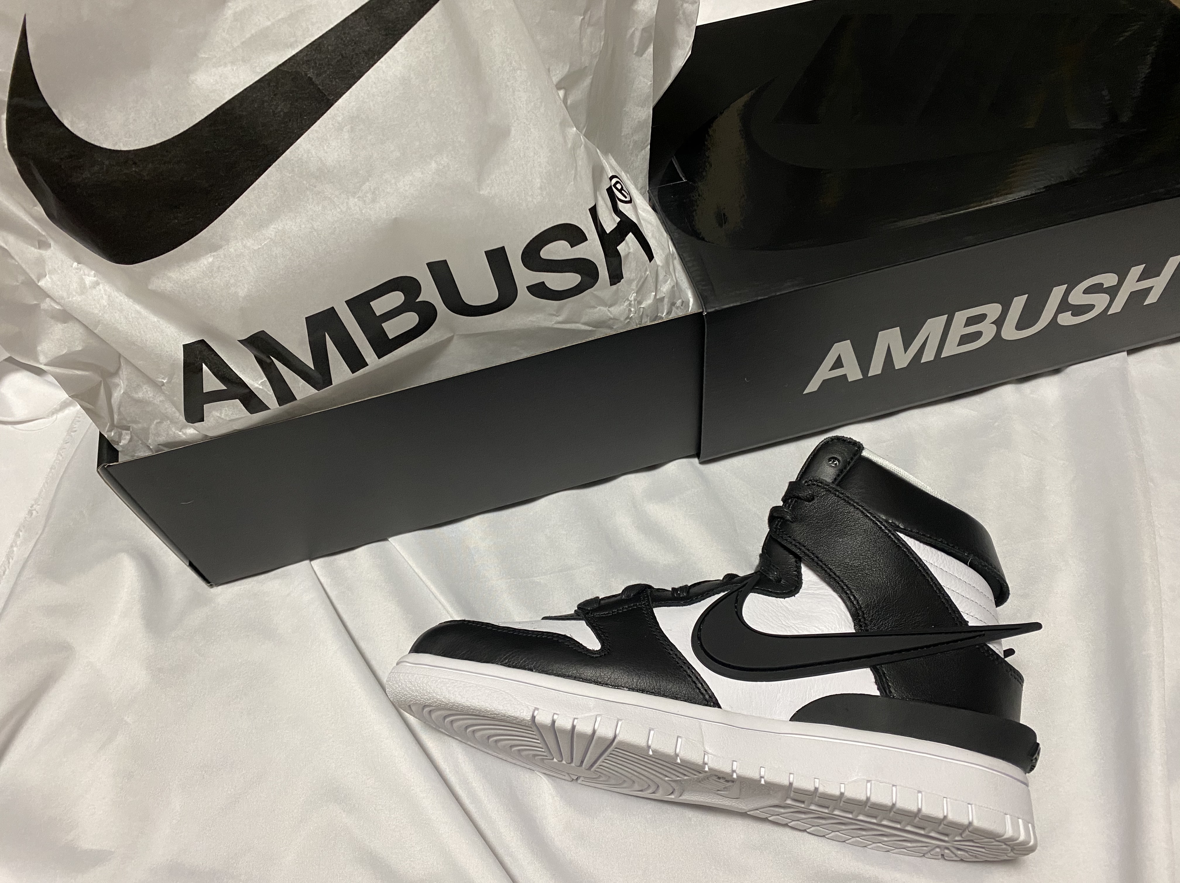 Nike x Ambush Dunk High Black 착용 스타일