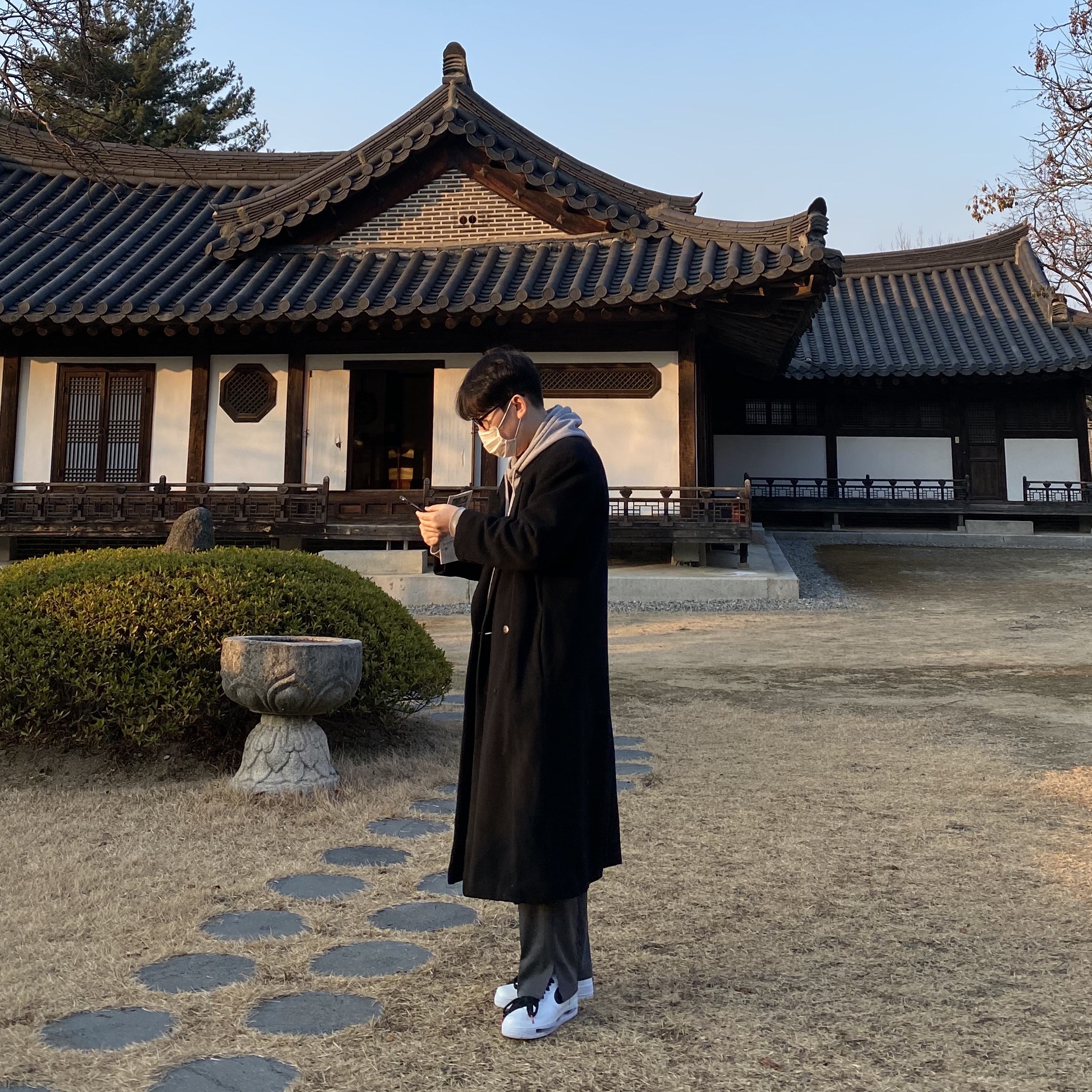 Nike x Peaceminusone Air Force 1 Low Para-Noise 2.0 착용 스타일