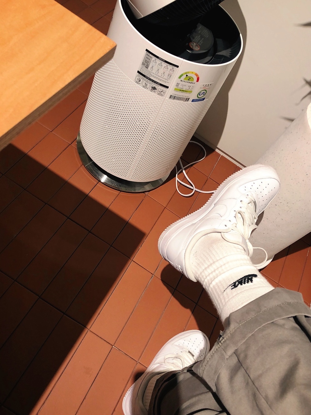 Nike Air Force 1 '07 Low White 착용 스타일