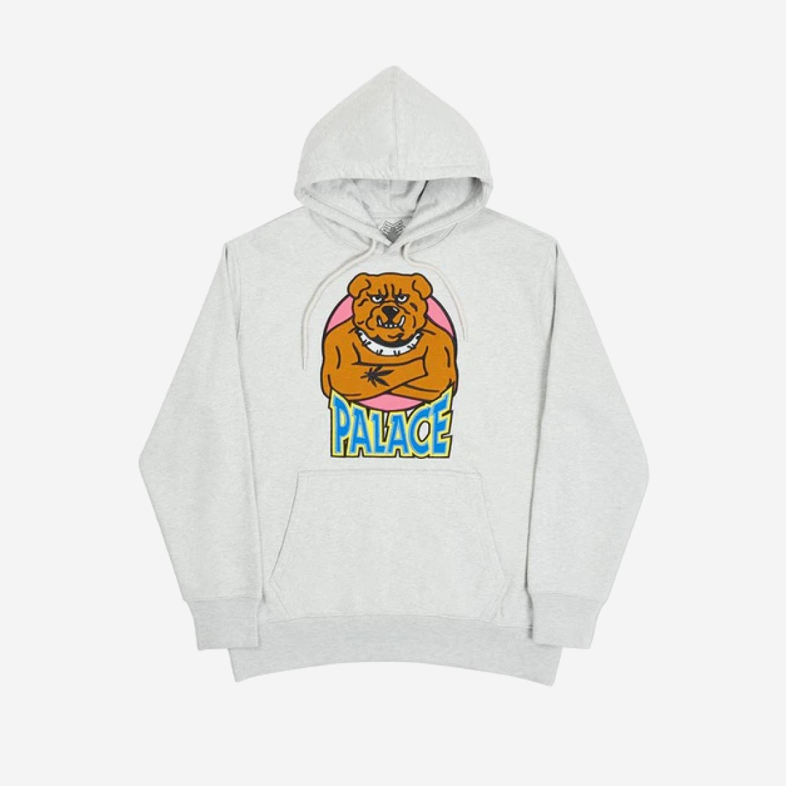 Palace Bulldog Hood Gray Marl - 20FW 상세 이미지 1