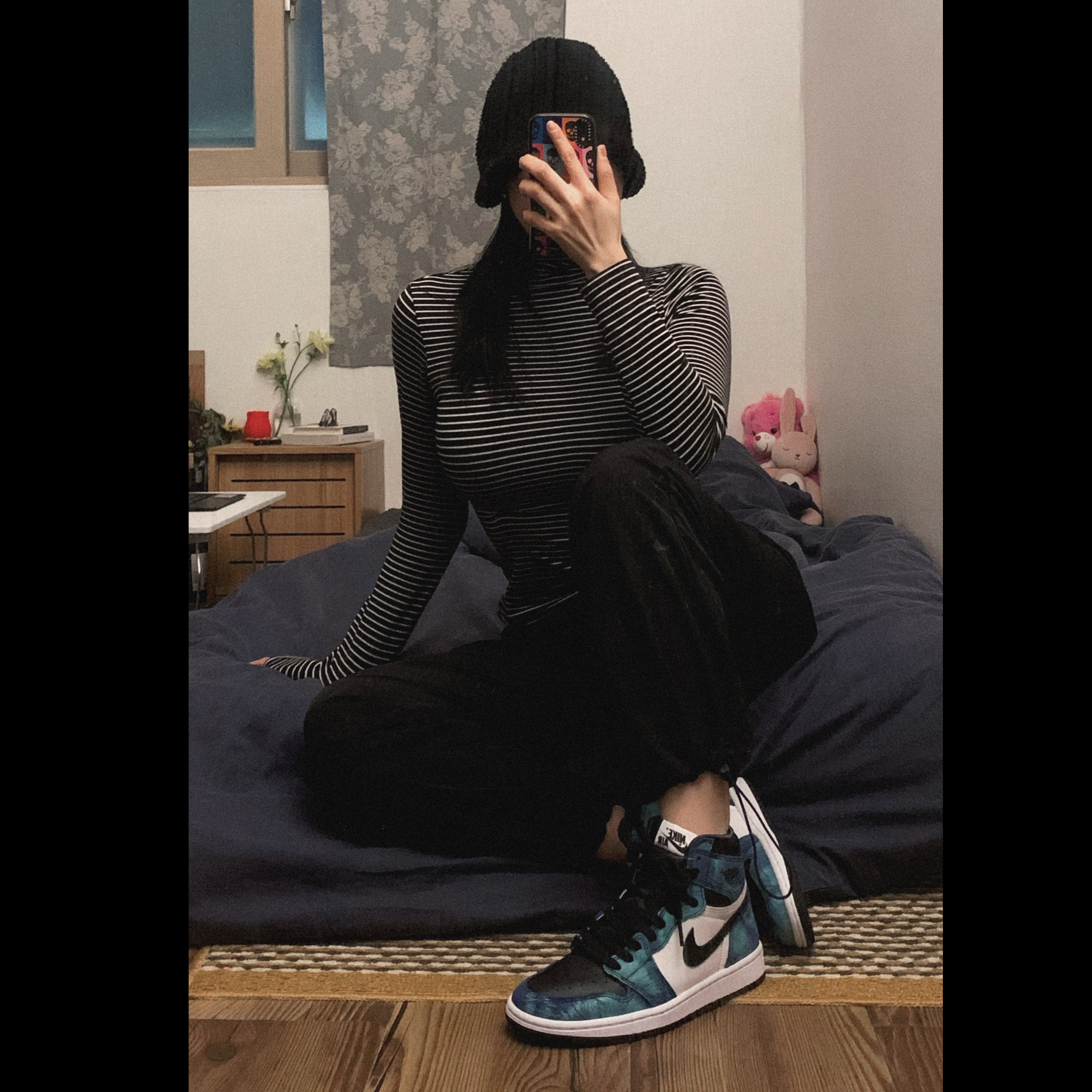 (W) Jordan 1 Retro High Tie-Dye 착용 스타일
