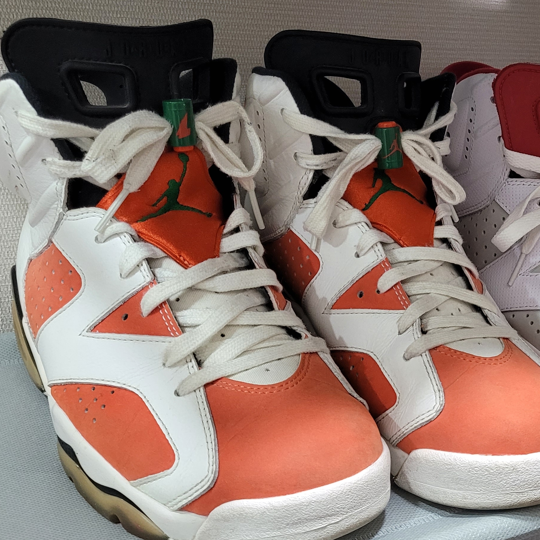 Jordan 6 Retro Carmine 2014, Jordan 6 Retro Chinese New Year 2018 착용 스타일 - 3