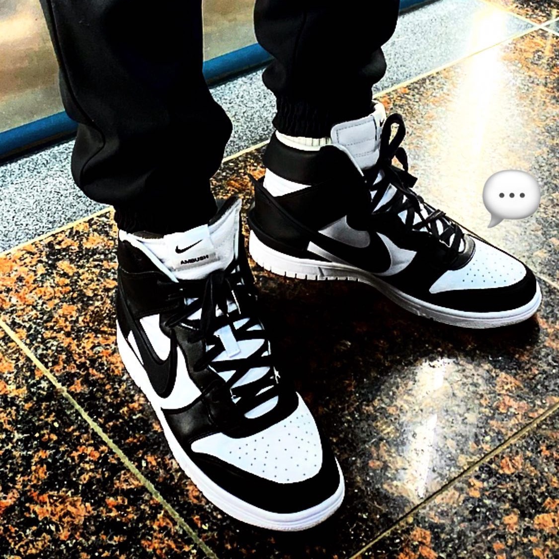 Nike x Ambush Dunk High Black 착용 스타일