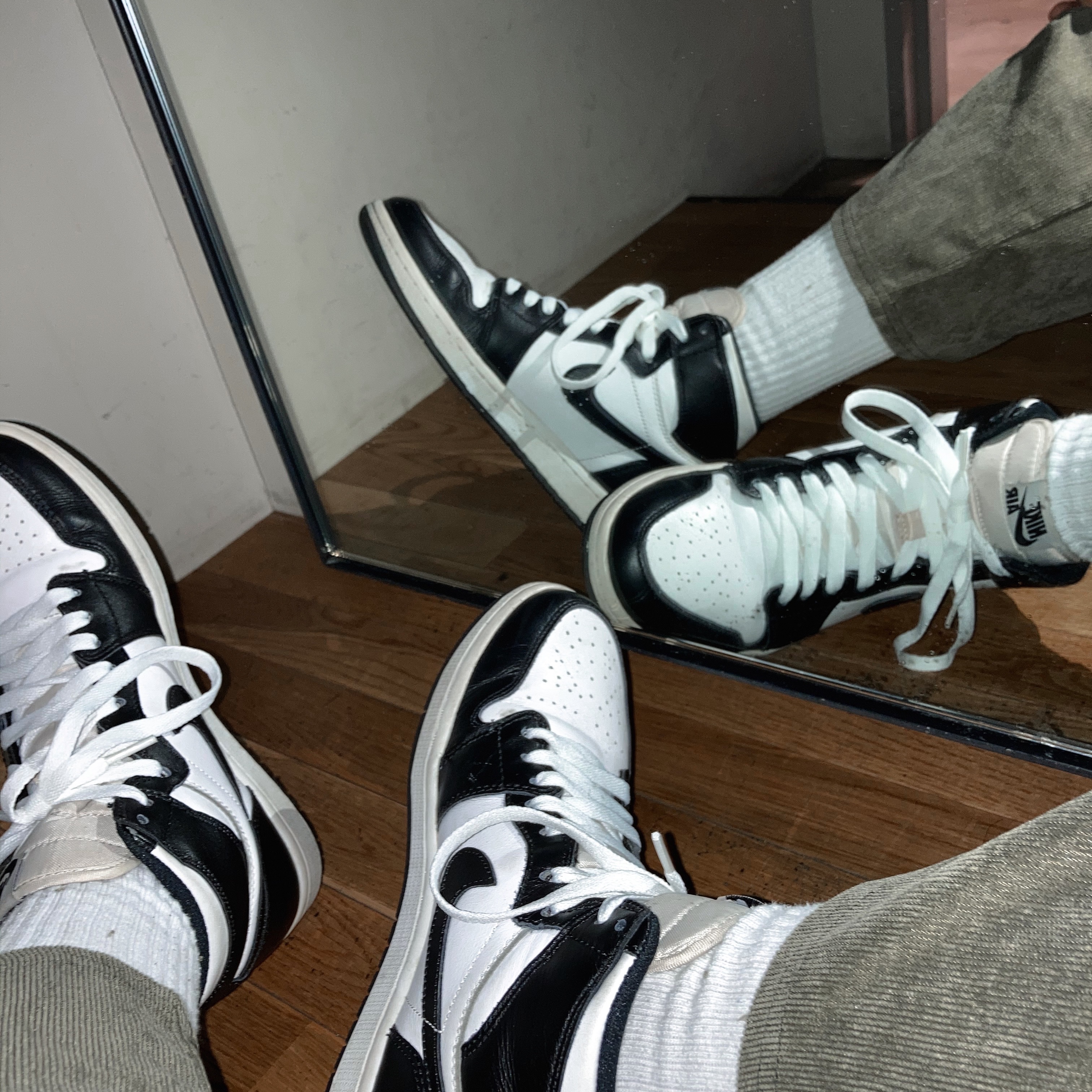 Jordan 1 Retro High OG Black White 2014 착용 스타일