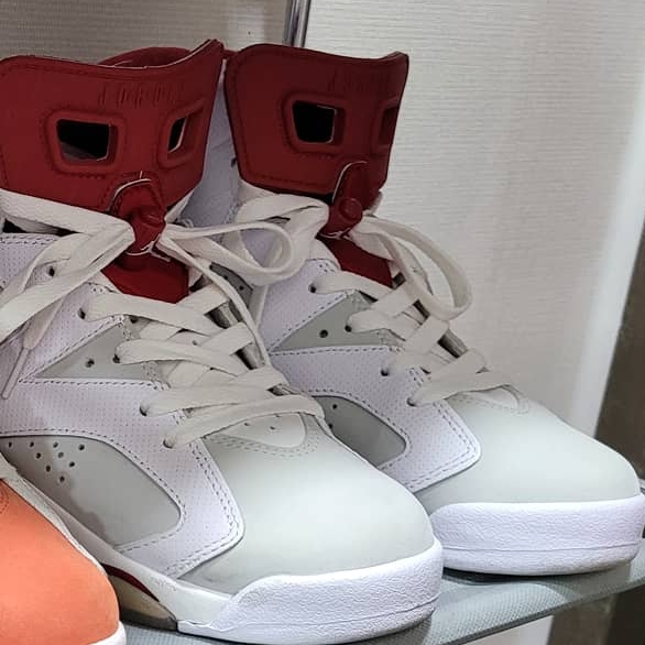 Jordan 6 Retro Carmine 2014, Jordan 6 Retro Chinese New Year 2018 착용 스타일 - 4