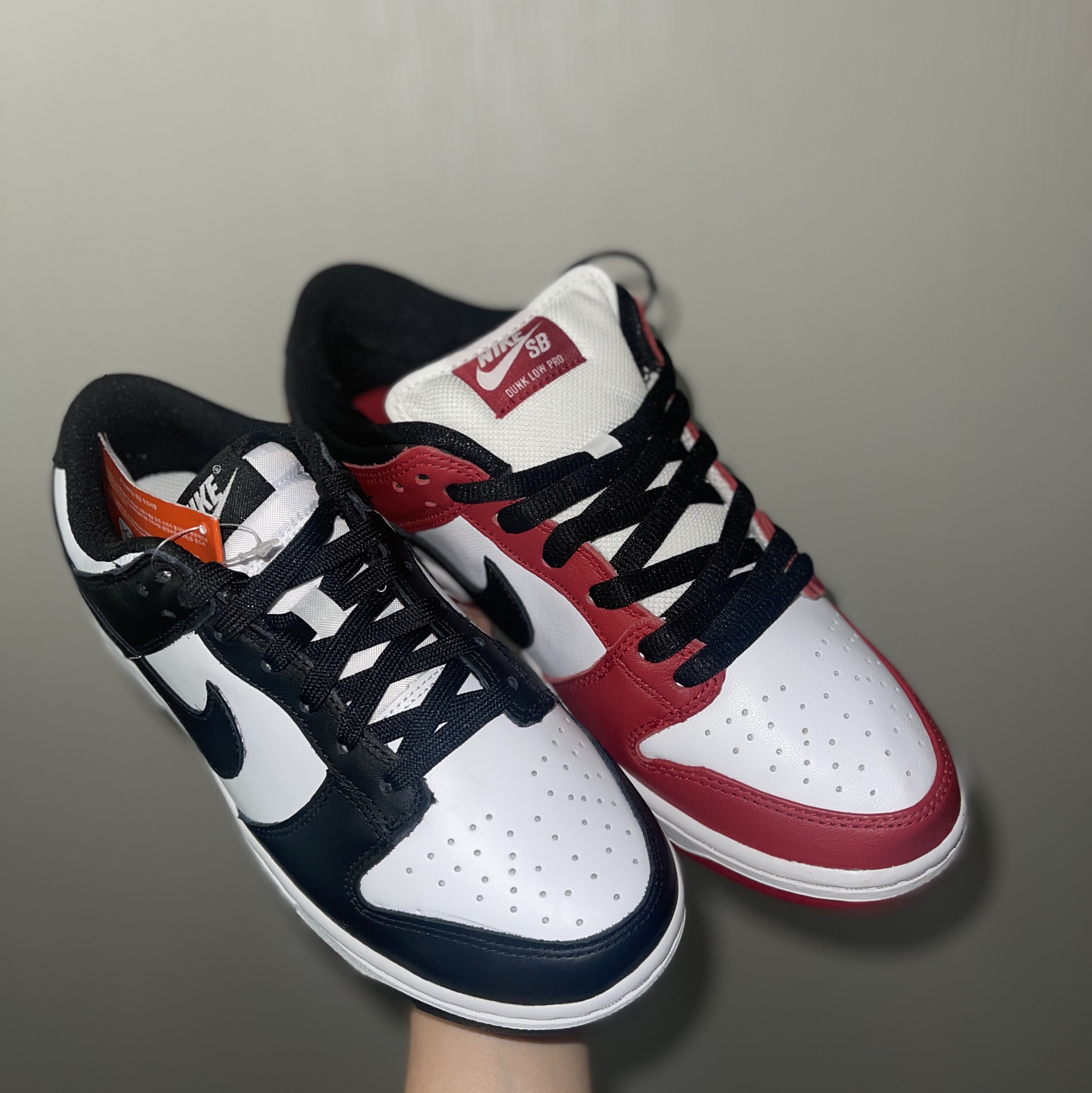 (W) Nike Dunk Low Black, Nike SB Dunk Low Pro Chicago 착용 스타일 - 2