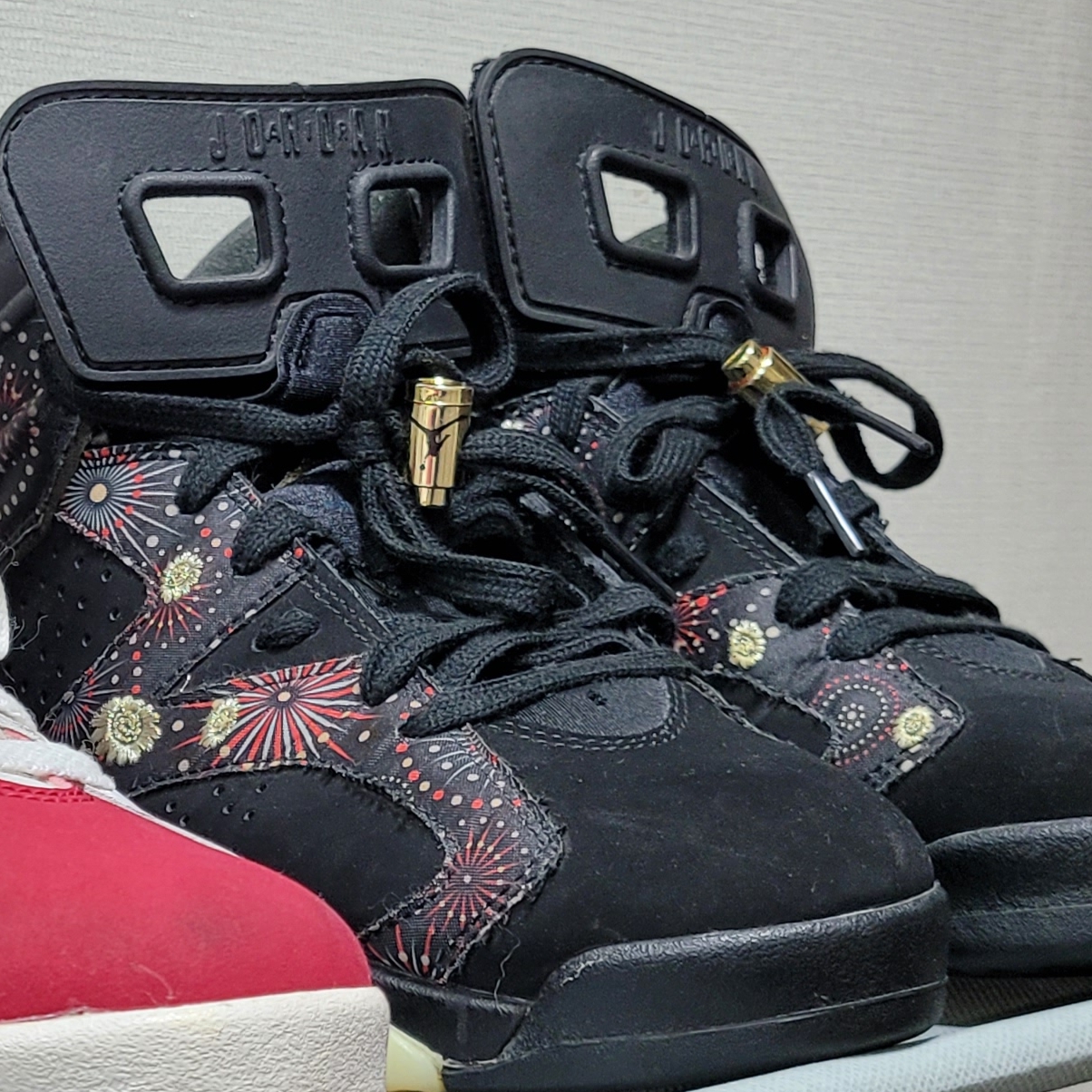 Jordan 6 Retro Carmine 2014, Jordan 6 Retro Chinese New Year 2018 착용 스타일 - 2