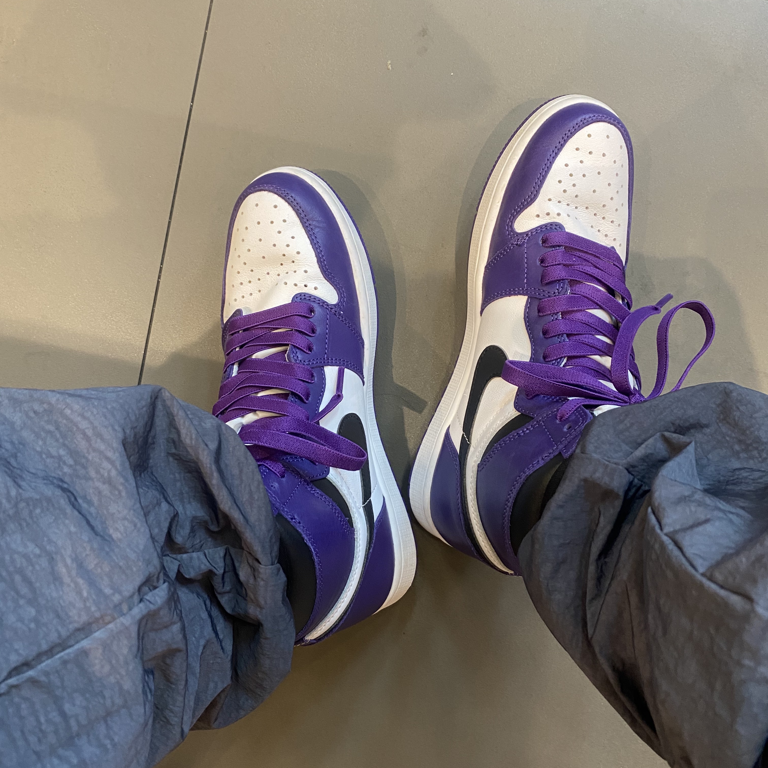 Jordan 1 Retro High OG Court Purple 2020 착용 스타일