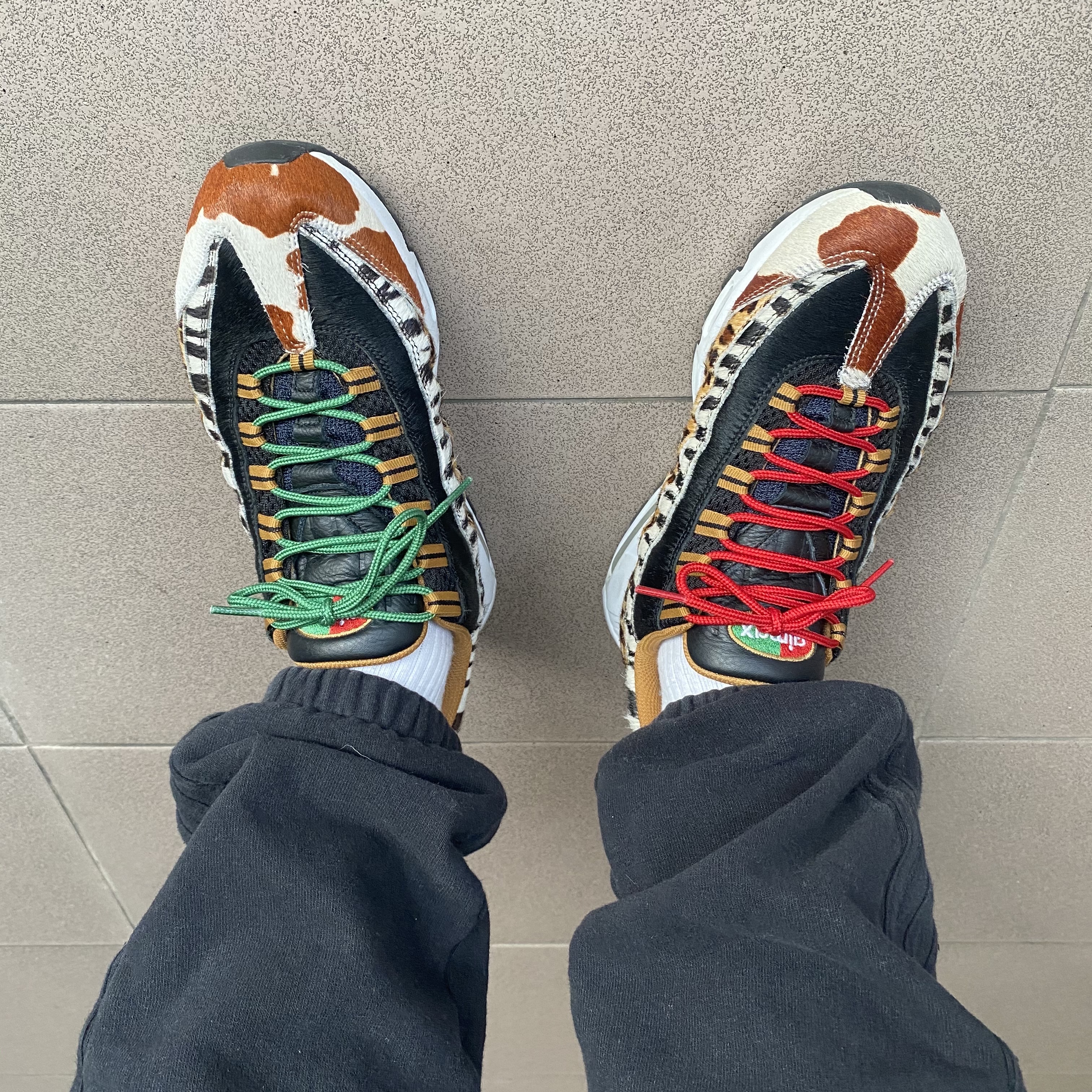 Nike x Atmos Air Max 95 Animal Pack 2.0 (2018 All Black Box) 착용 스타일