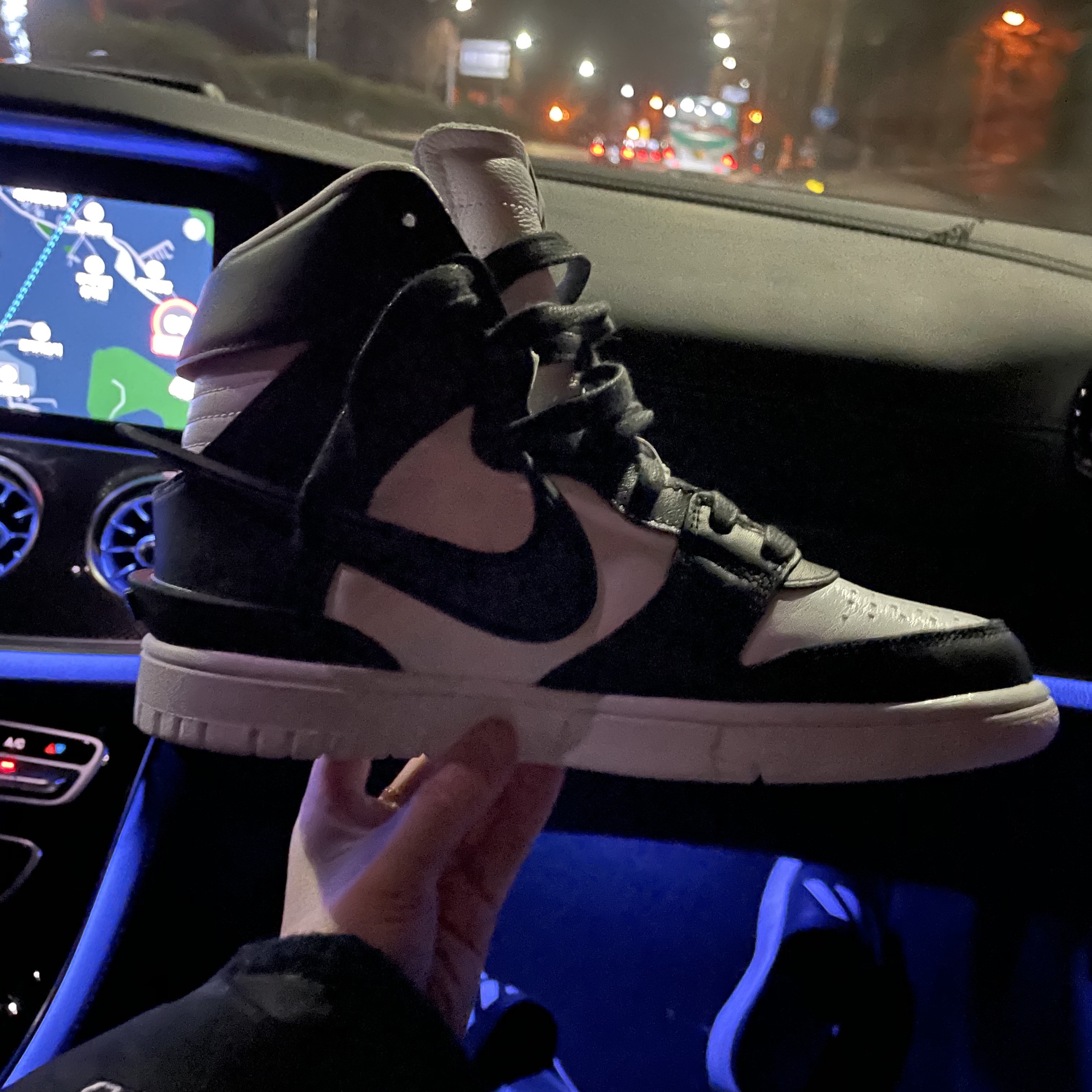 Nike x Ambush Dunk High Black 착용 스타일