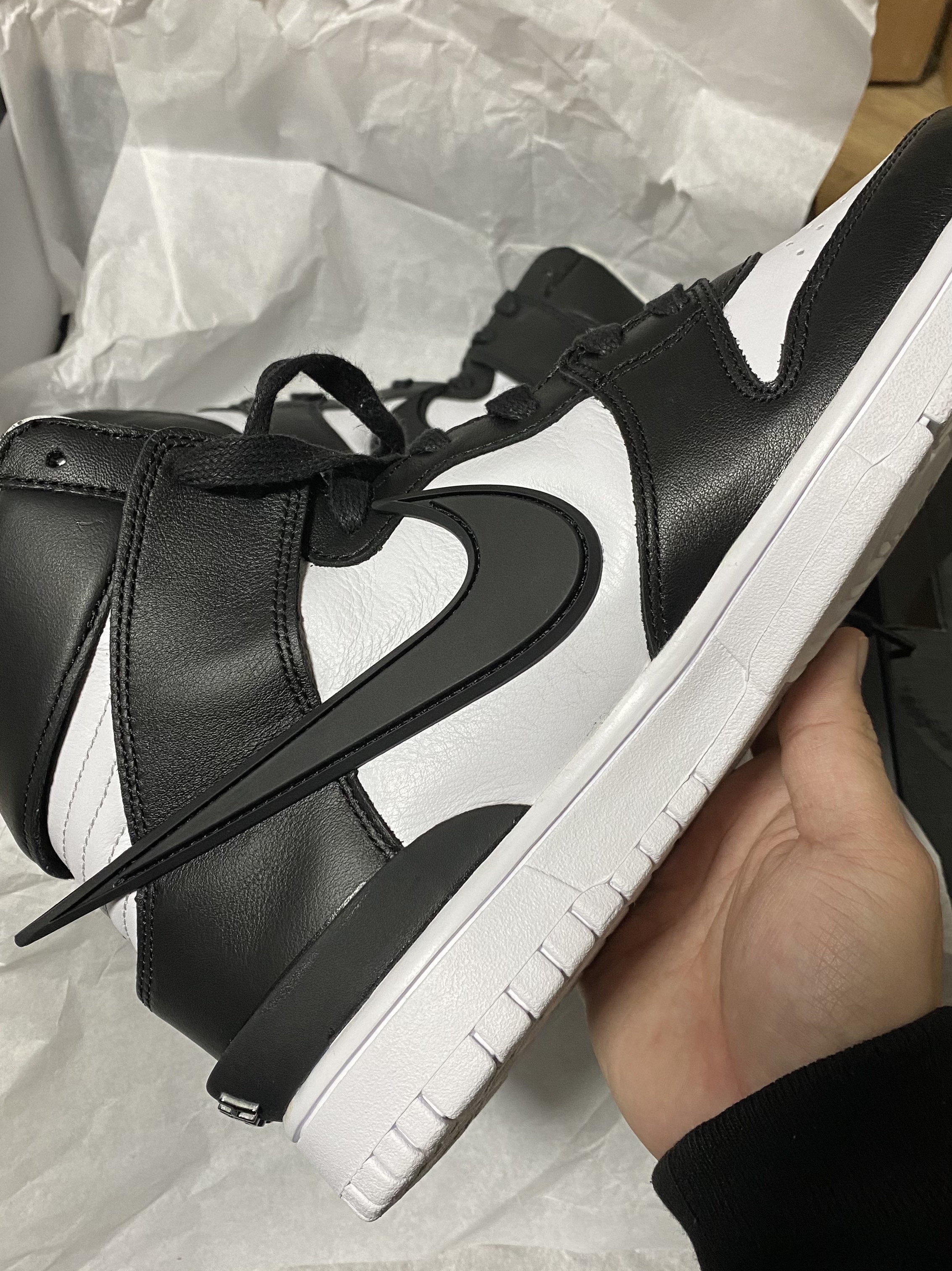 Nike x Ambush Dunk High Black 착용 스타일