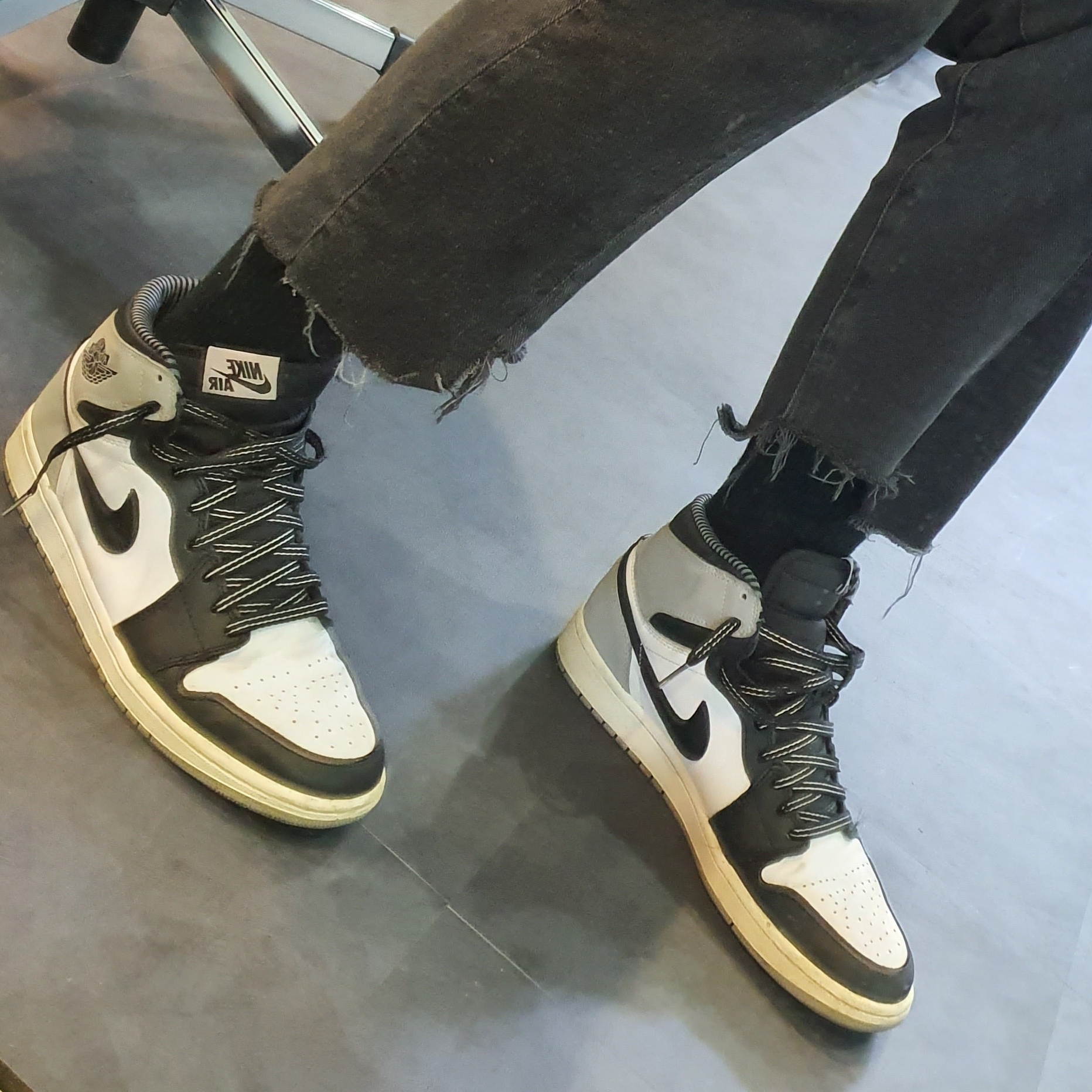Jordan 1 Retro Barons 착용 스타일