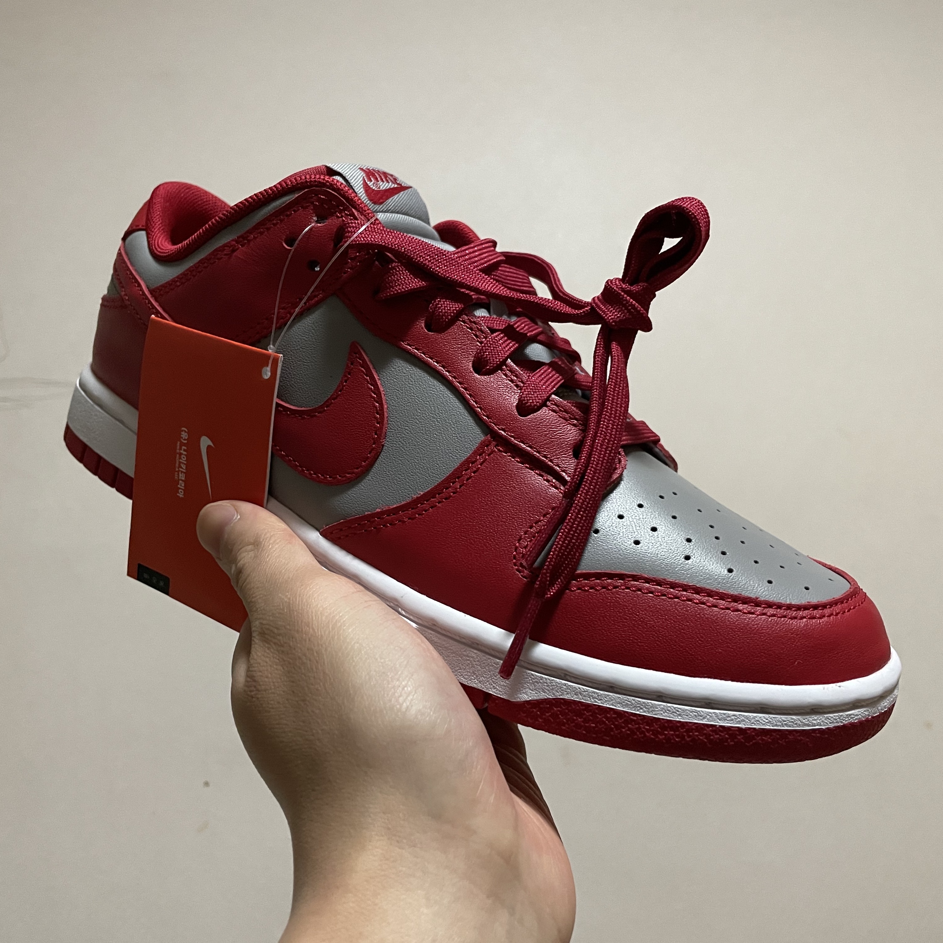 Nike Dunk Low Retro Medium Grey 착용 스타일 - 1