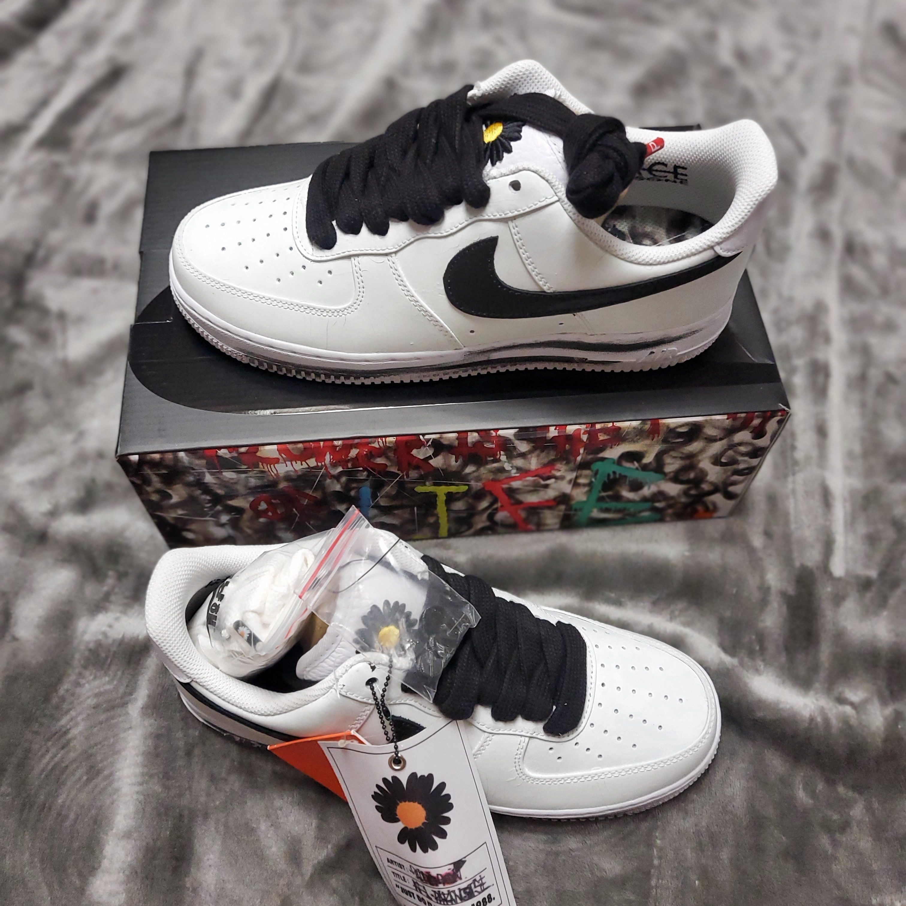Nike x Peaceminusone Air Force 1 Low Para-Noise 2.0 착용 스타일 - 5