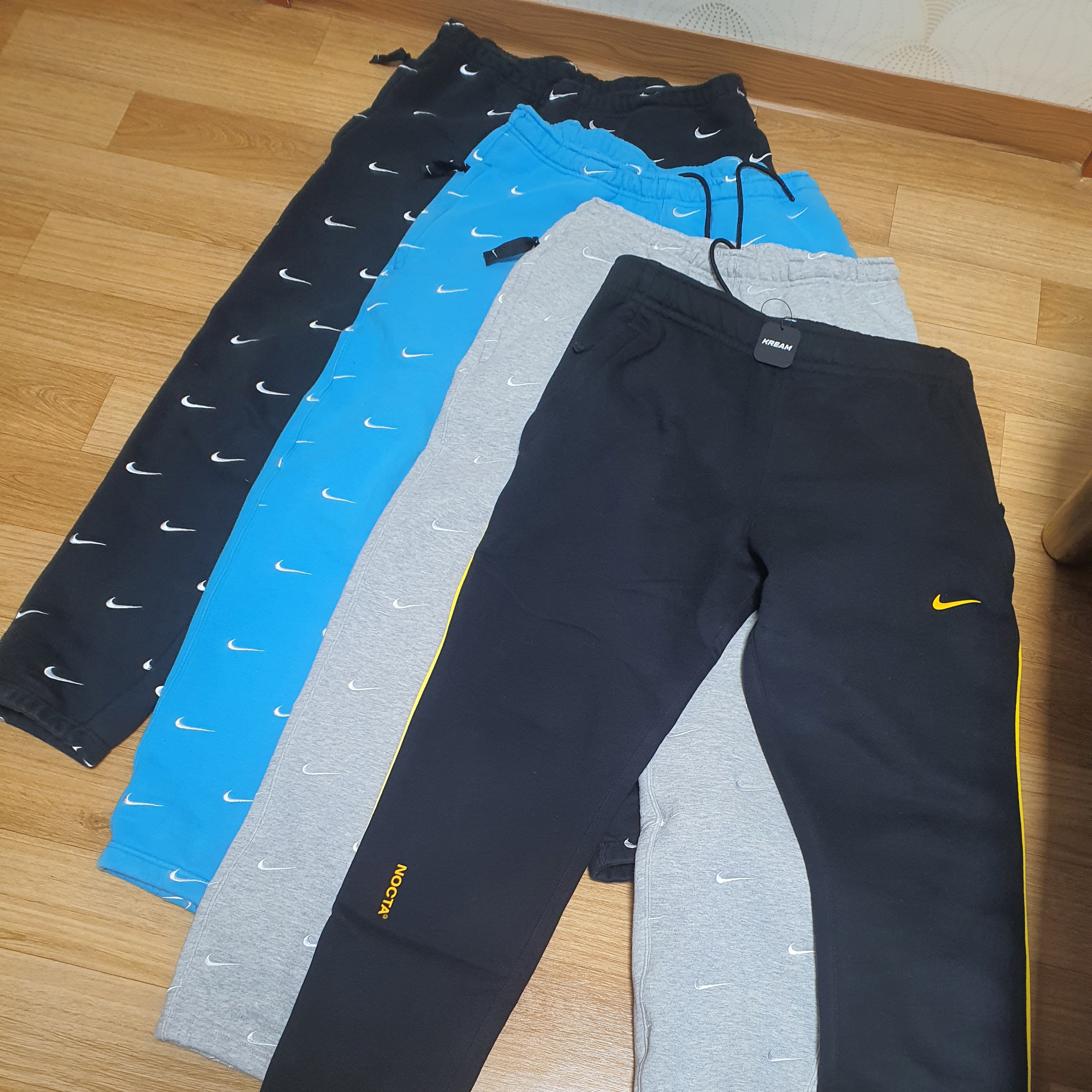 Nike x Drake Nocta Fleece Pants Black - US/EU 착용 스타일