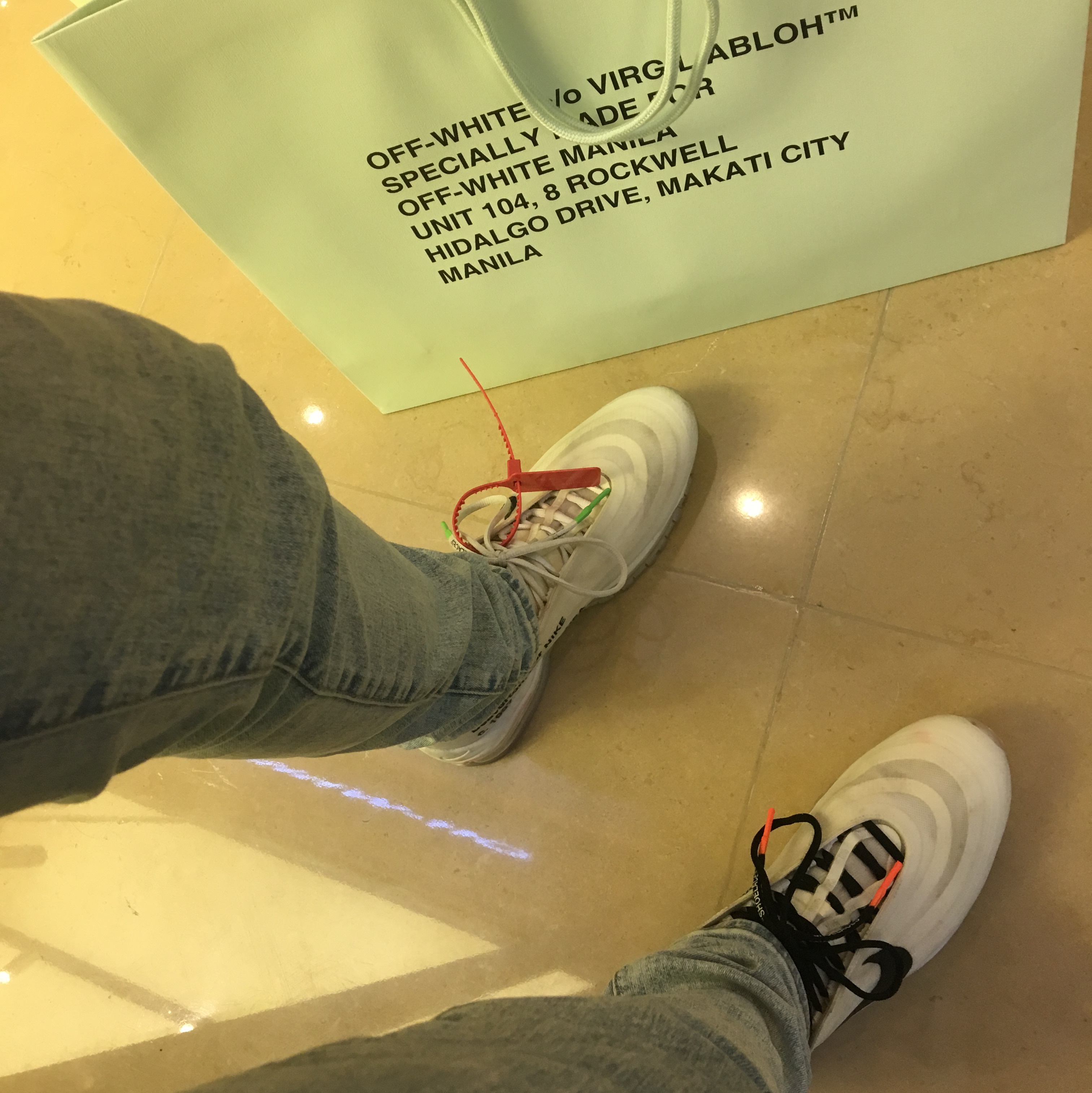 Nike x Off-White Air Max 97 OG The Ten 착용 스타일