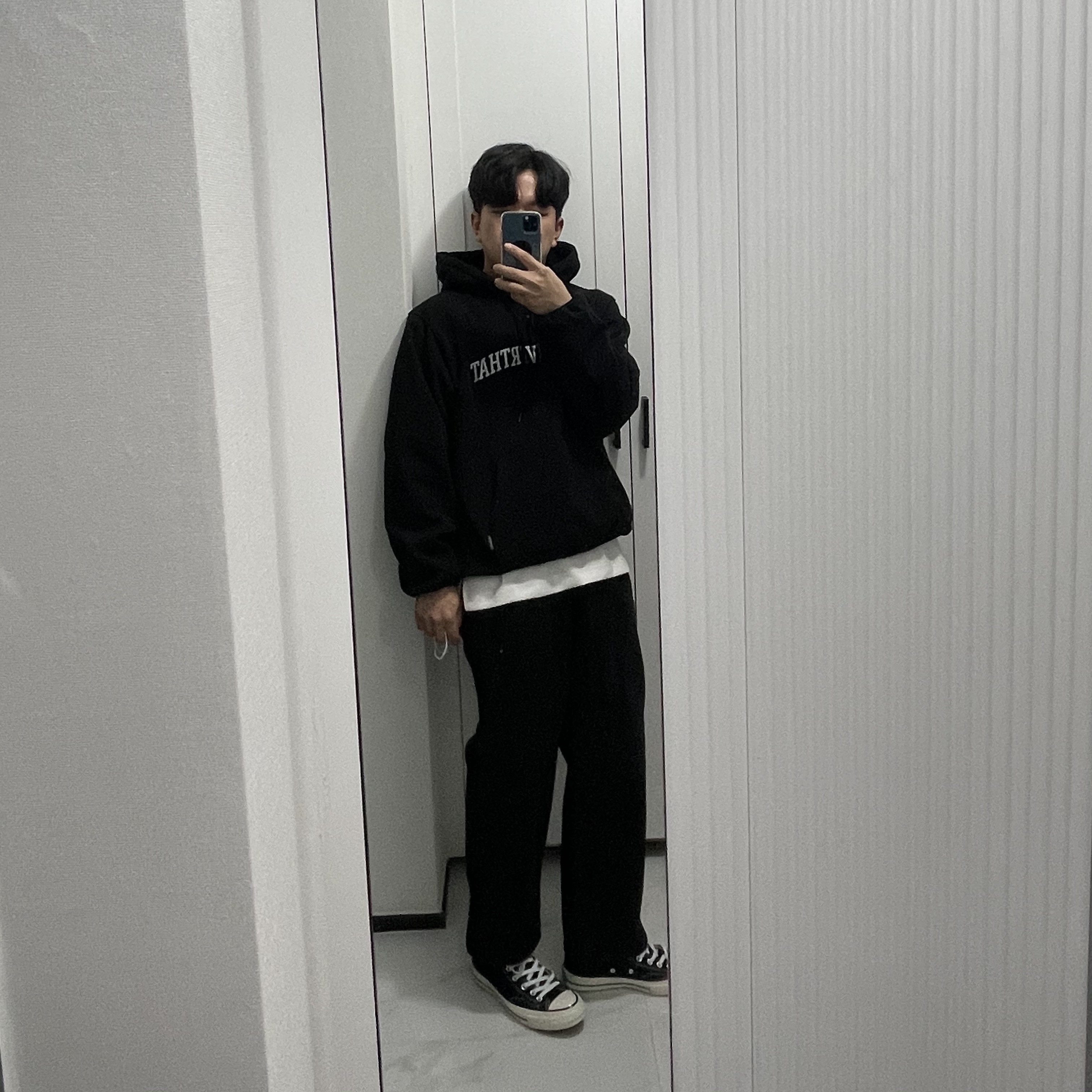 Converse Chuck 70 Hi Black 착용 스타일