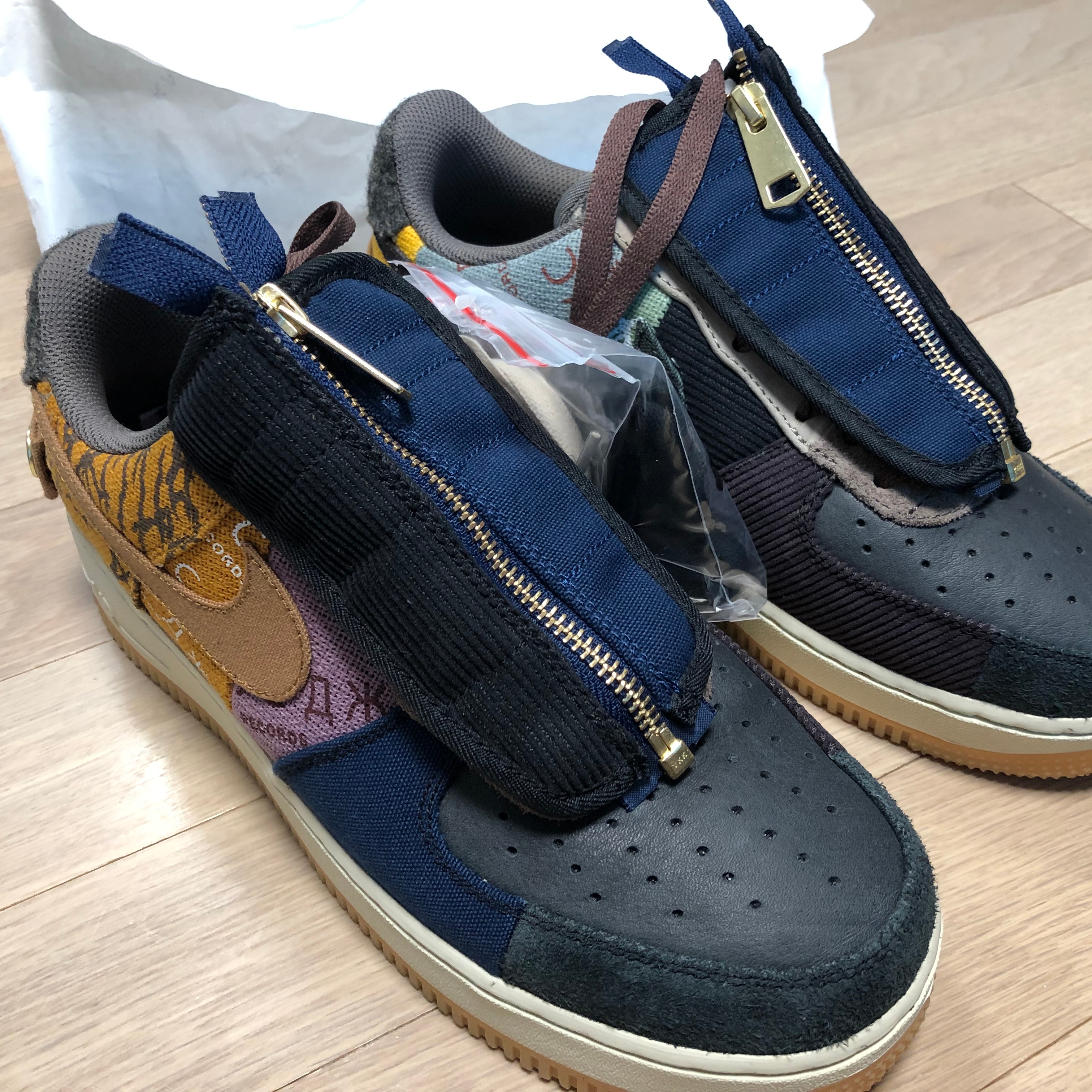 Nike x Travis Scott Air Force 1 Low Cactus Jack 착용 스타일