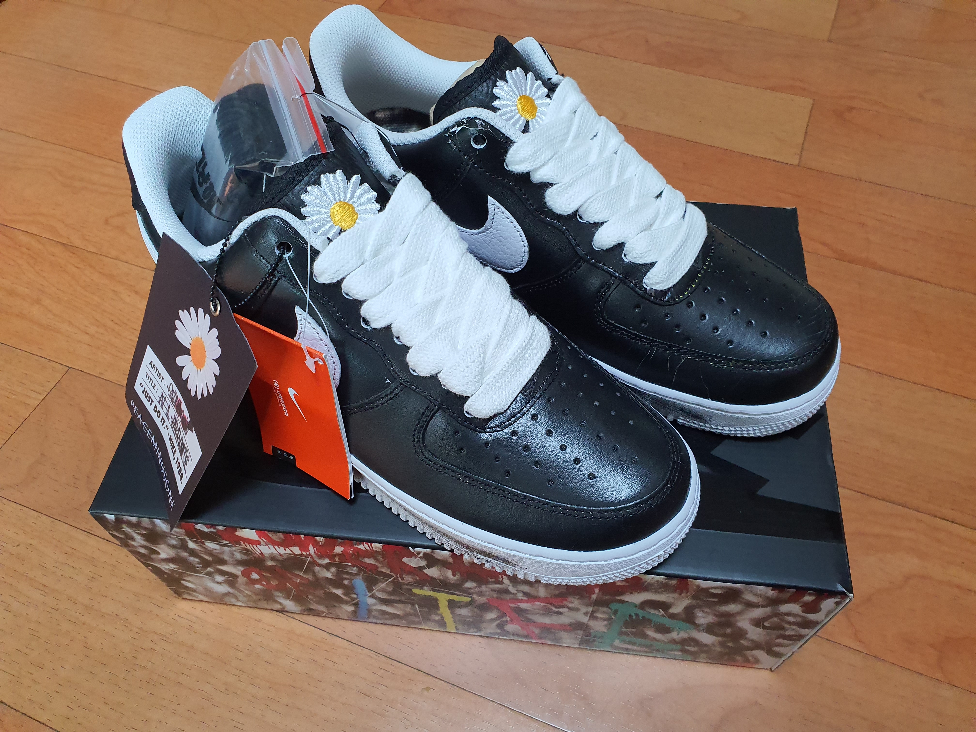 Nike x Peaceminusone Air Force 1 Low Para-Noise 착용 스타일