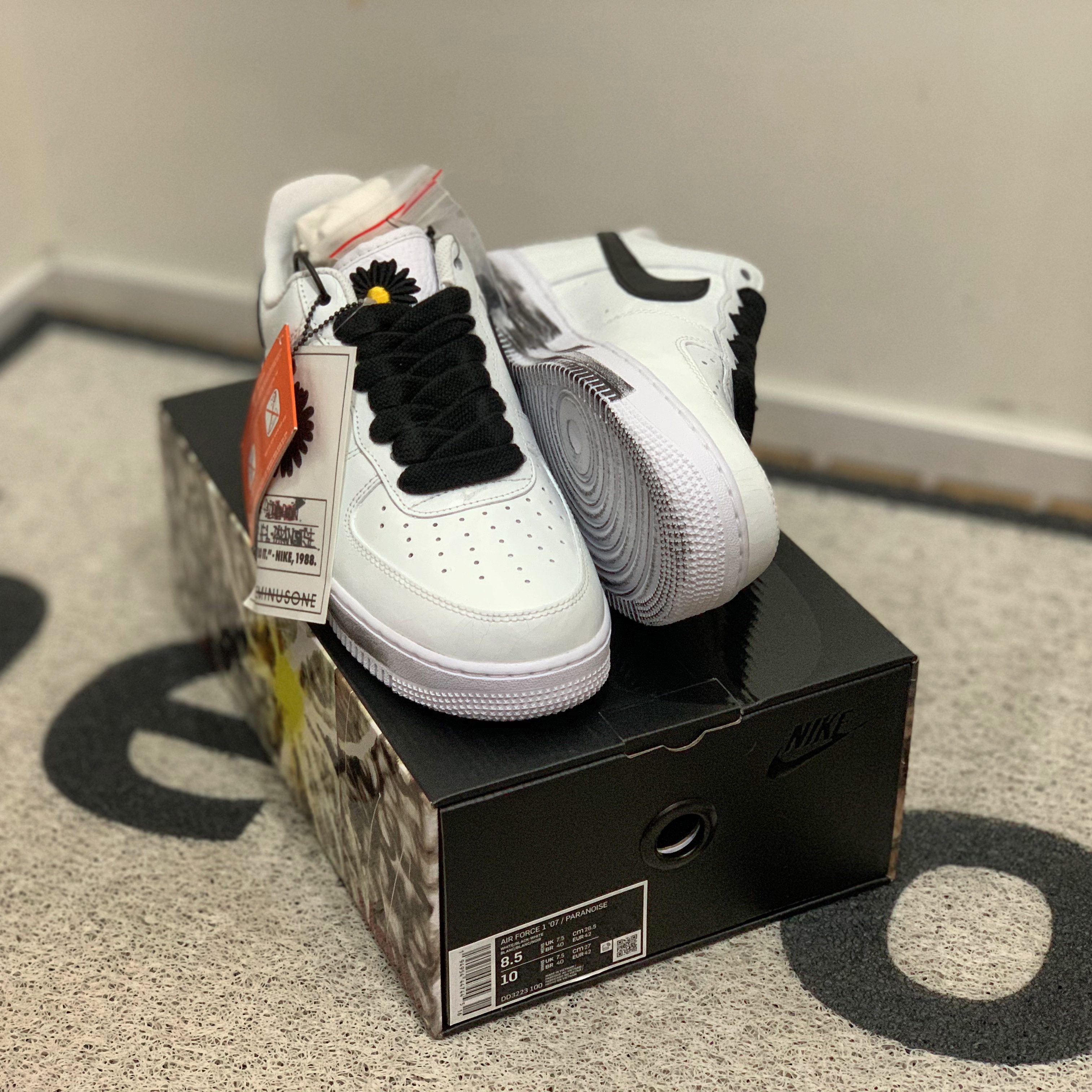 Nike x Peaceminusone Air Force 1 Low Para-Noise 2.0 착용 스타일