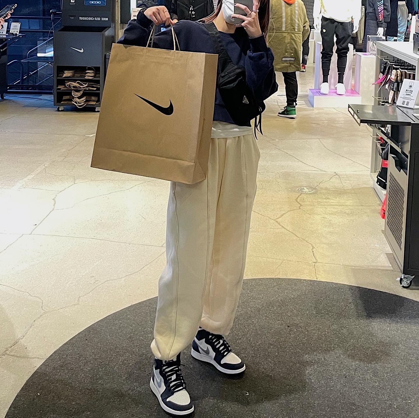 (GS) Jordan 1 Retro High OG CO.JP Midnight Navy 착용 스타일
