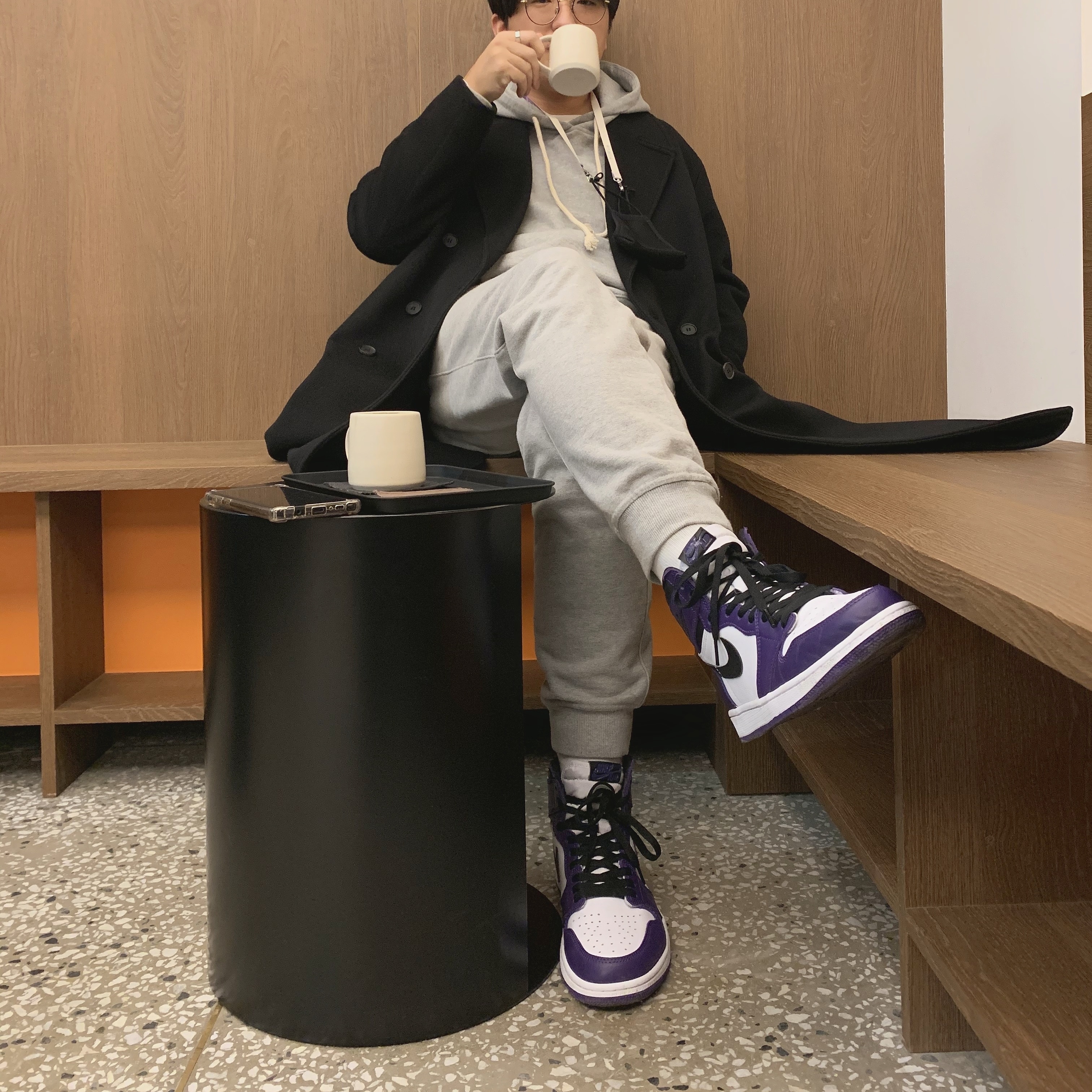 Jordan 1 Retro High OG Court Purple 2020 착용 스타일