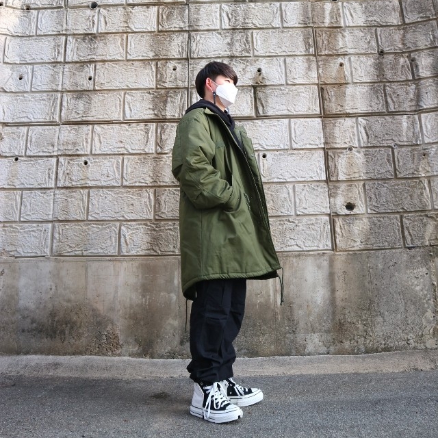 Converse x Feng Chen Wang Chuck 70 2-in-1 Natural Ivory Black 착용 스타일
