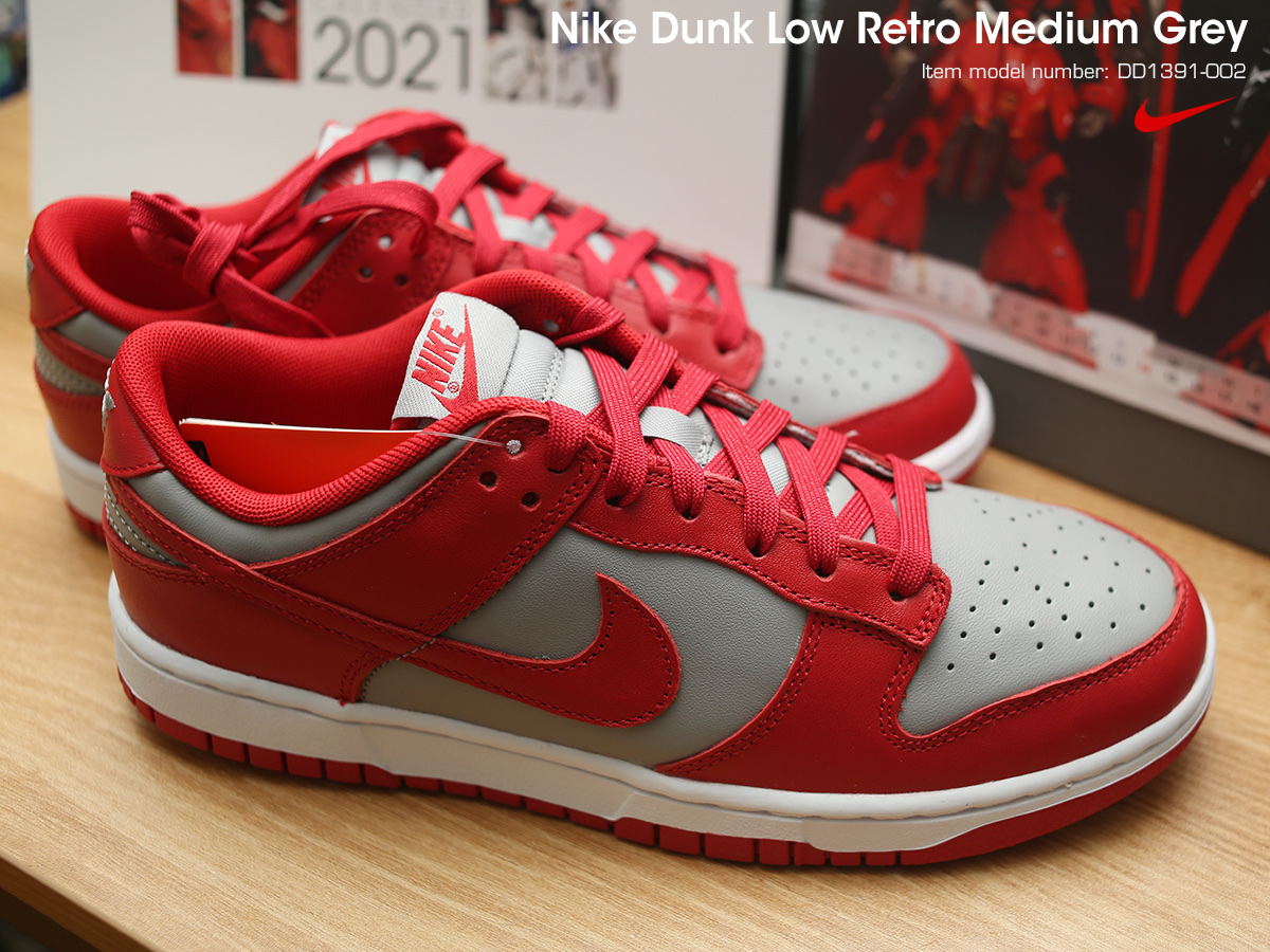 Nike Dunk Low Retro Medium Grey 착용 스타일 - 3