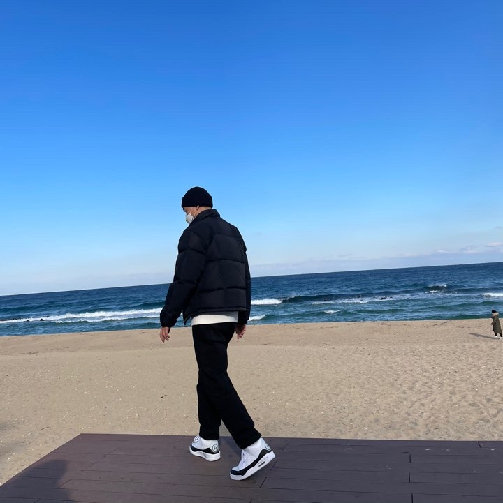 Jordan 3 x Fragment Retro SP White Black 착용 스타일 - 1