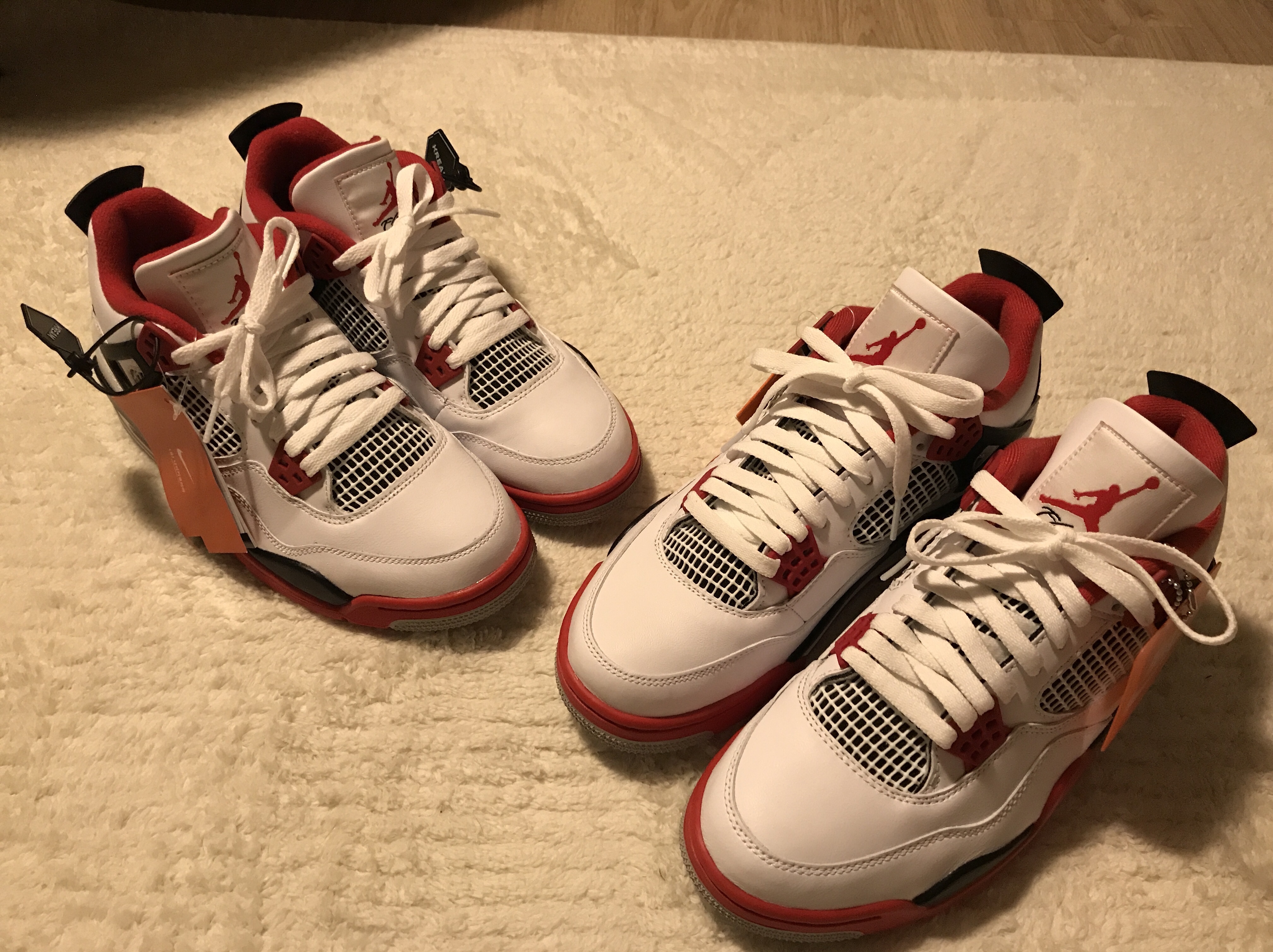 Jordan 4 Retro OG Fire Red 2020 착용 스타일