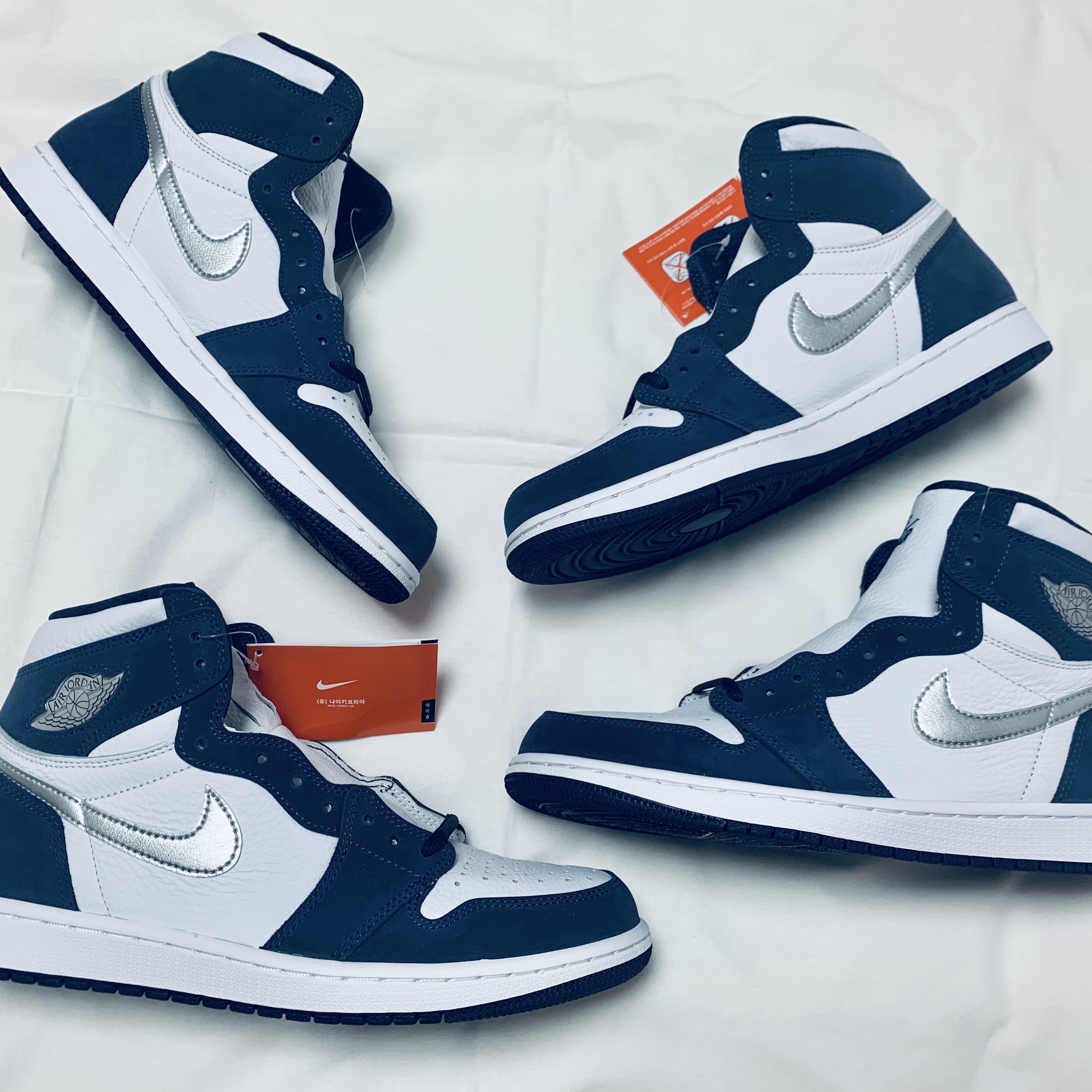 Jordan 1 Retro High OG CO.JP Midnight Navy 착용 스타일