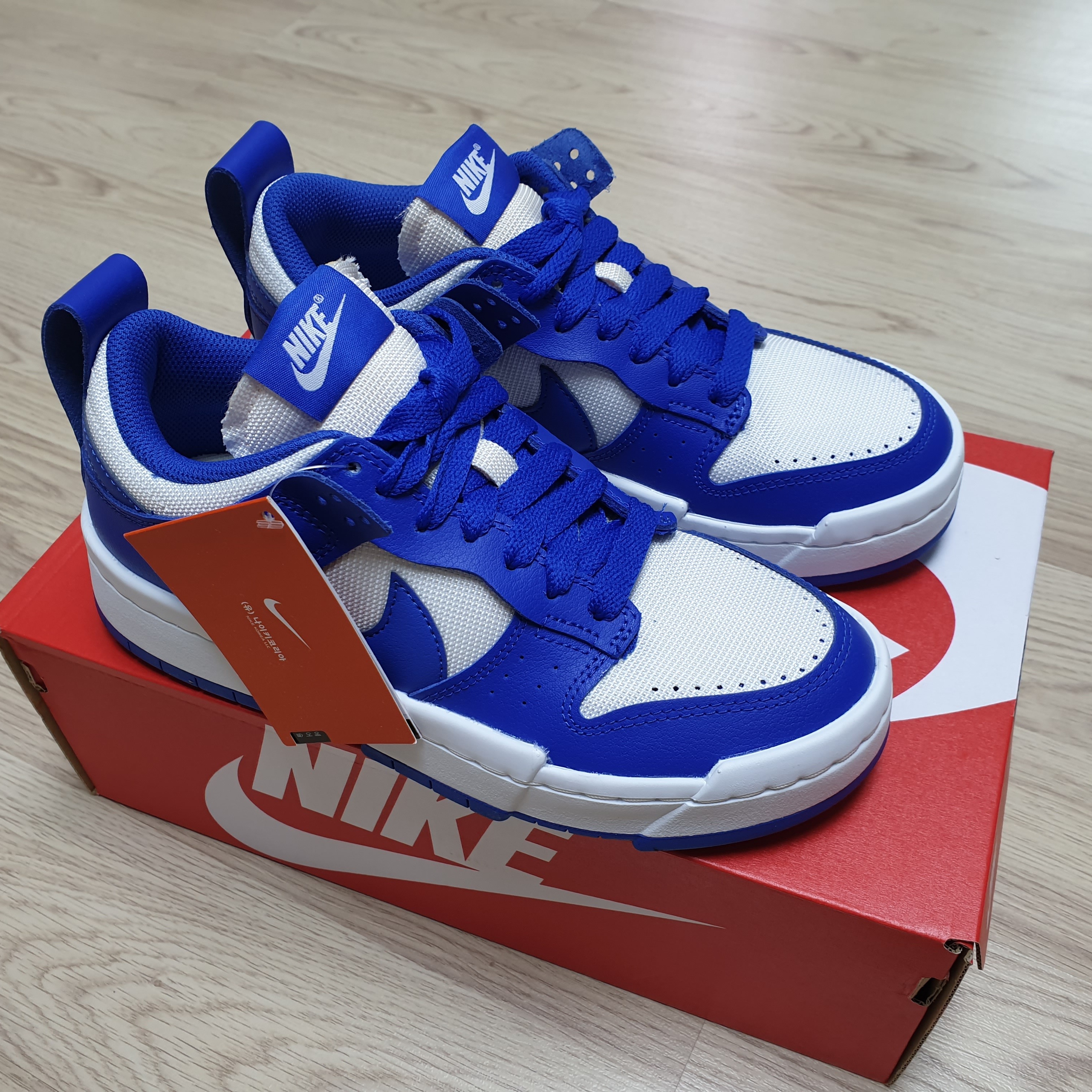 (W) Nike Dunk Low Disrupt Game Royal 착용 스타일
