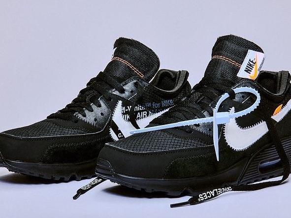 Nike x Off-White Air Max 90 V2 Black White 착용 스타일