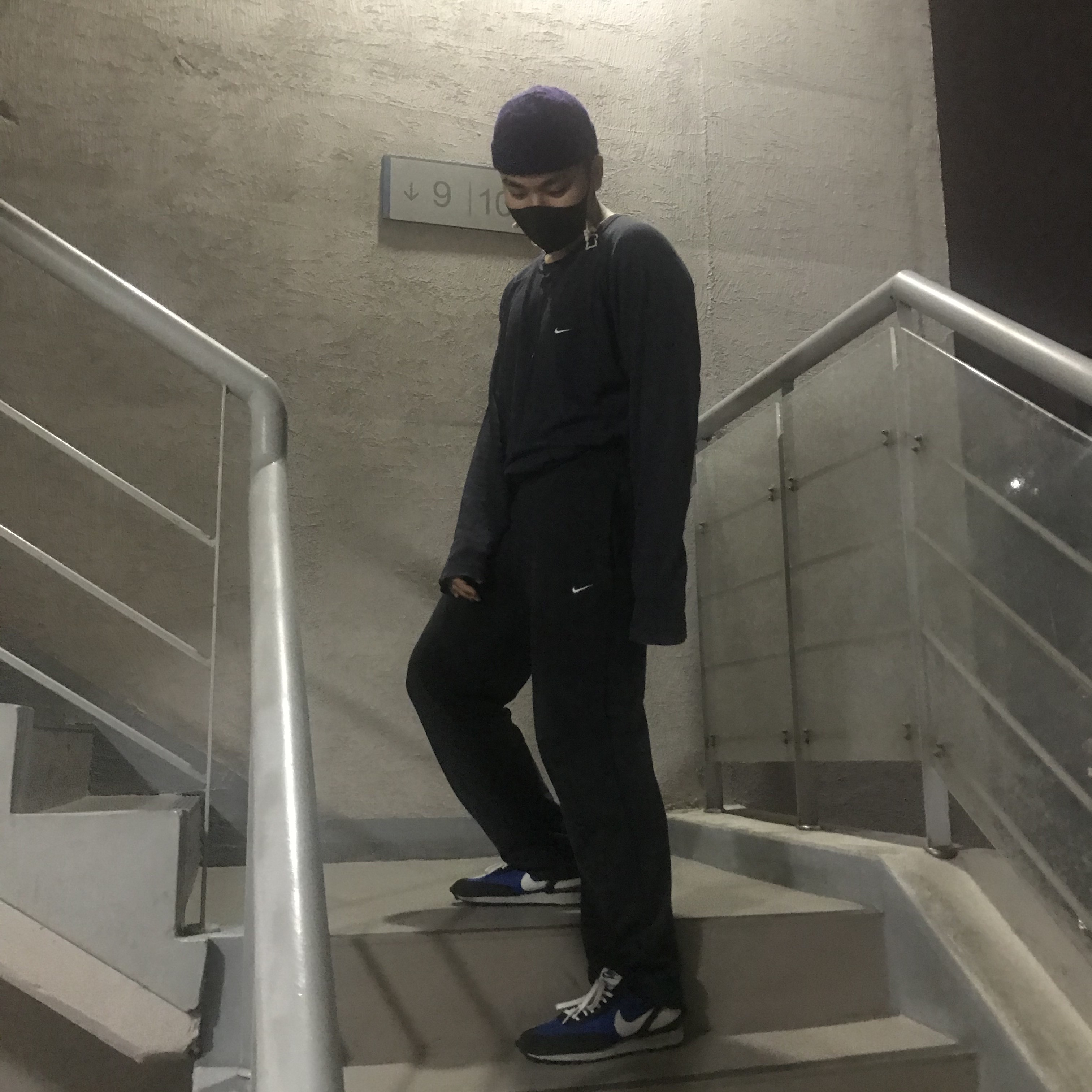Nike x Undercover Daybreak Blue Jay 착용 스타일